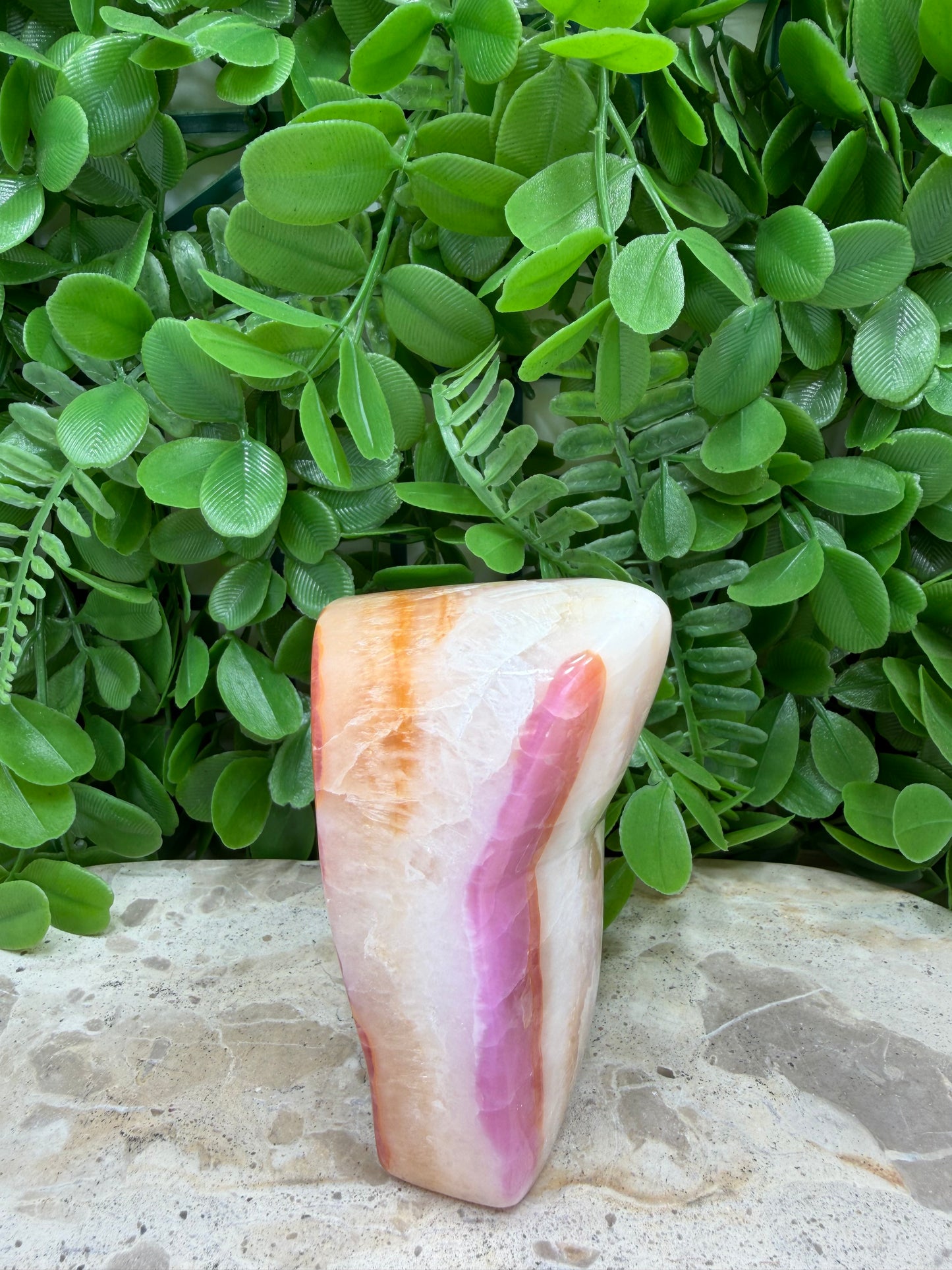 Pink Aragonite Freeform 492g