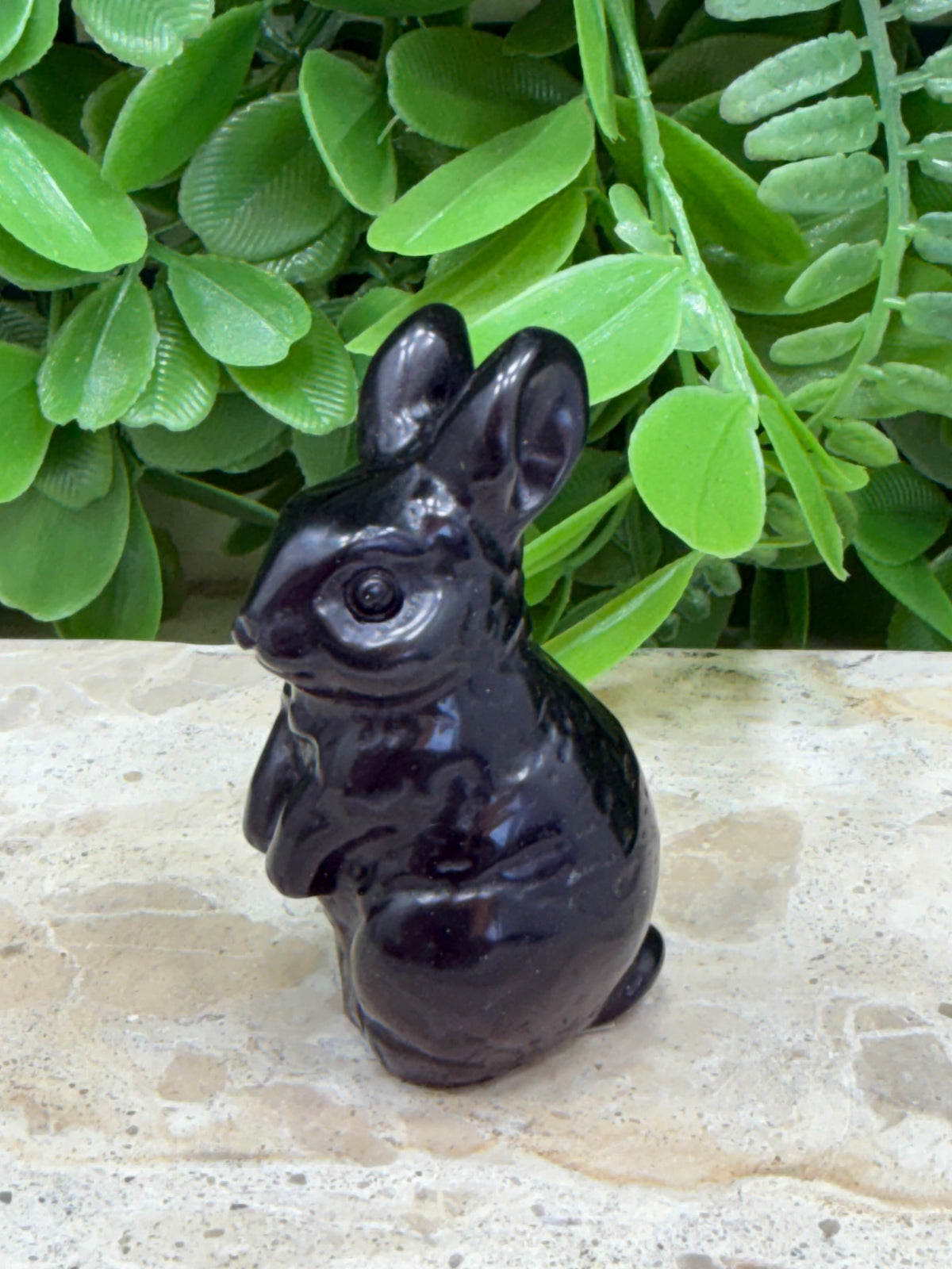 Obsidian Rabbit 60g | Protection • Grounding • Strength