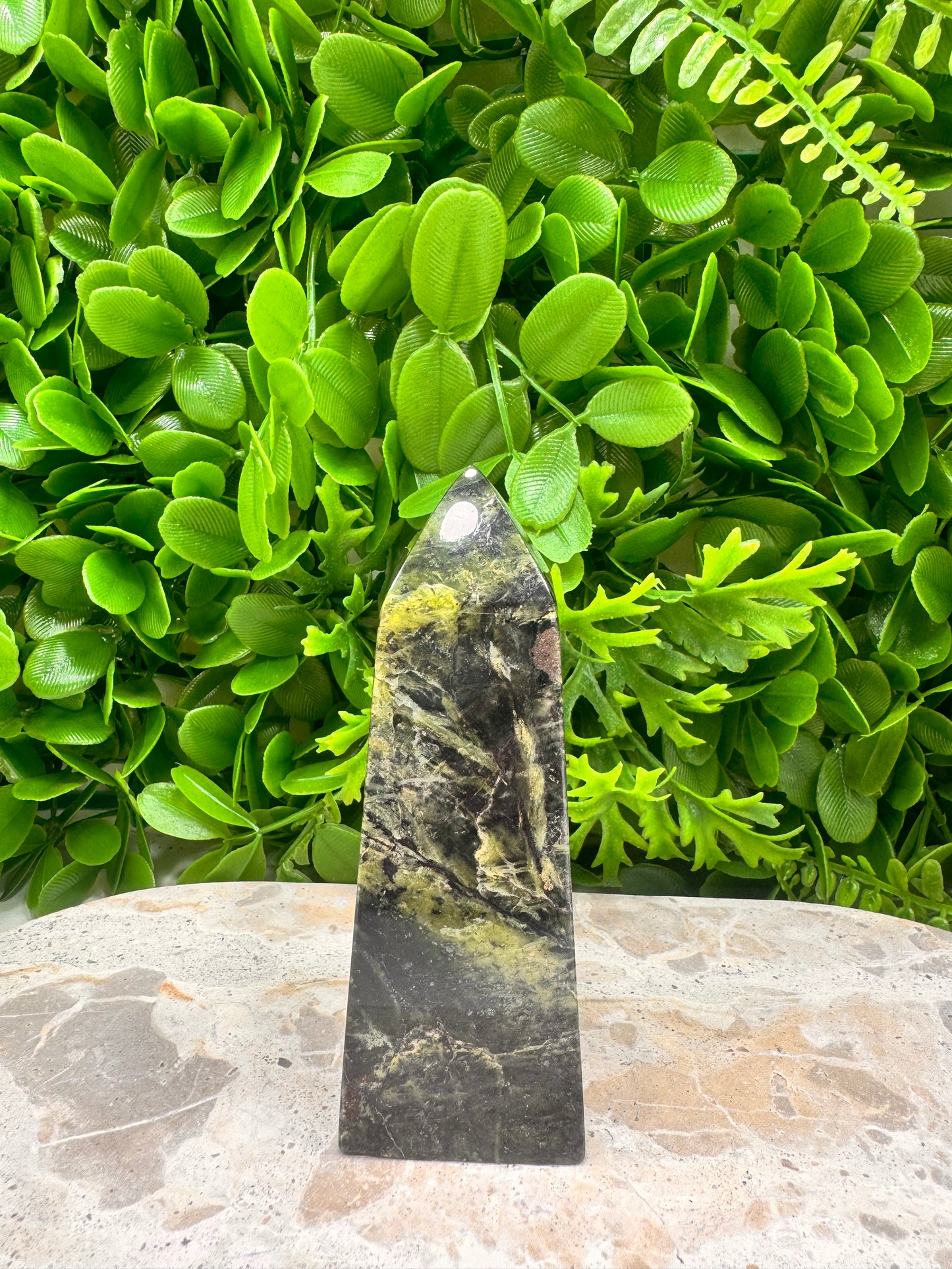 Nephrite Jade Tower 300g