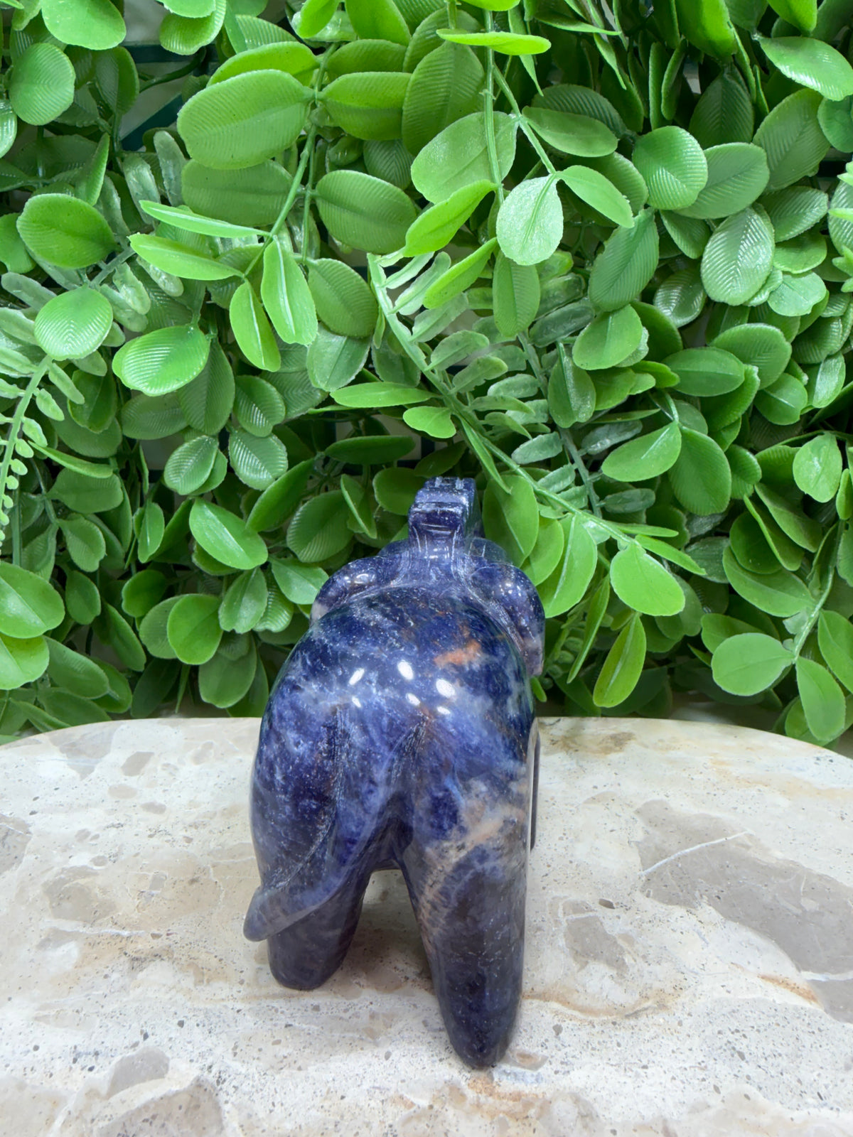 Sodalite Elephant 408g | Intuition • Communication • Clarity