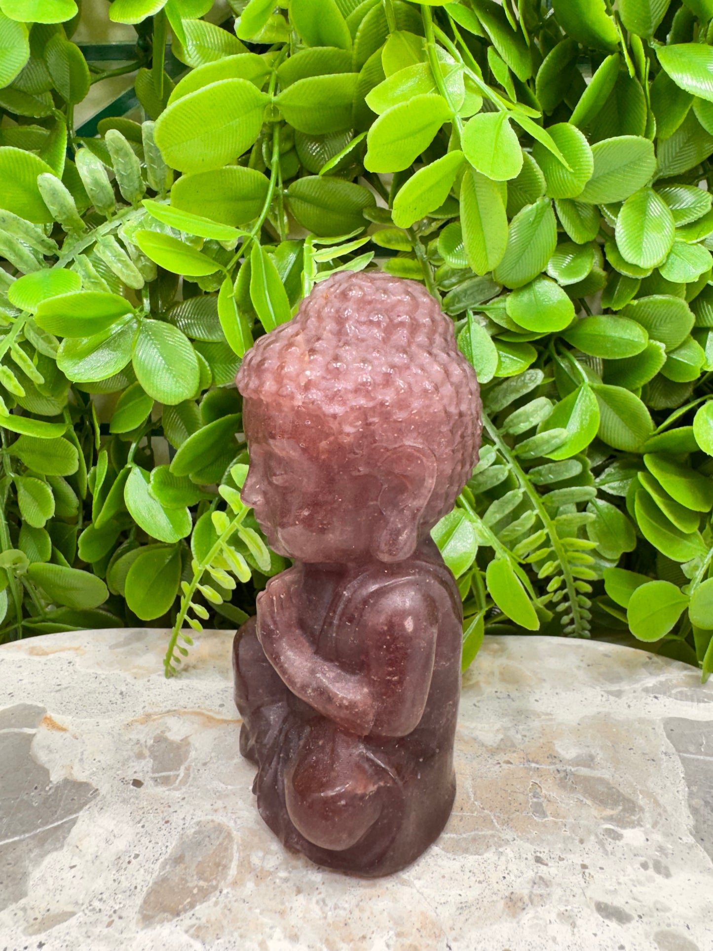 Strawberry Quartz Buddha 454g