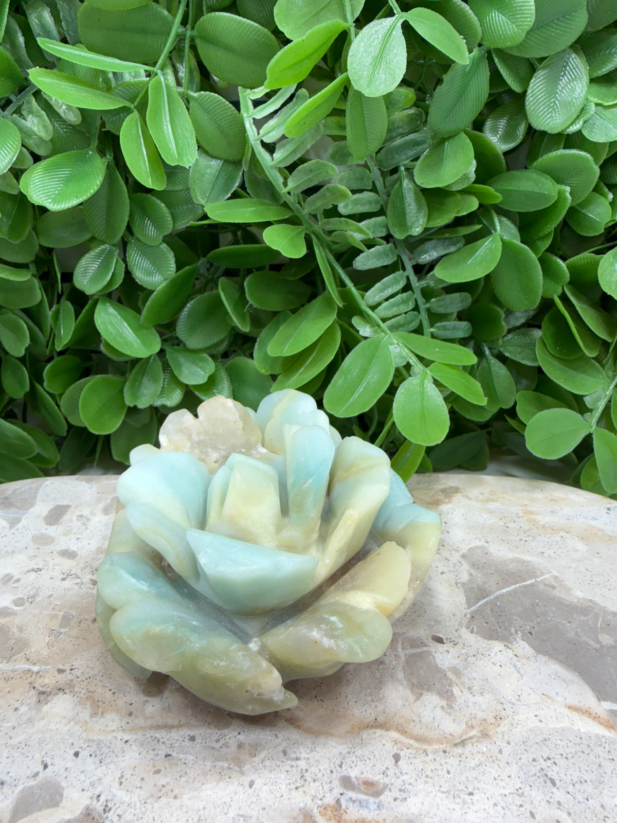 Caribbean Calcite Rose 284g | Calm • Intuition • Emotional Healing