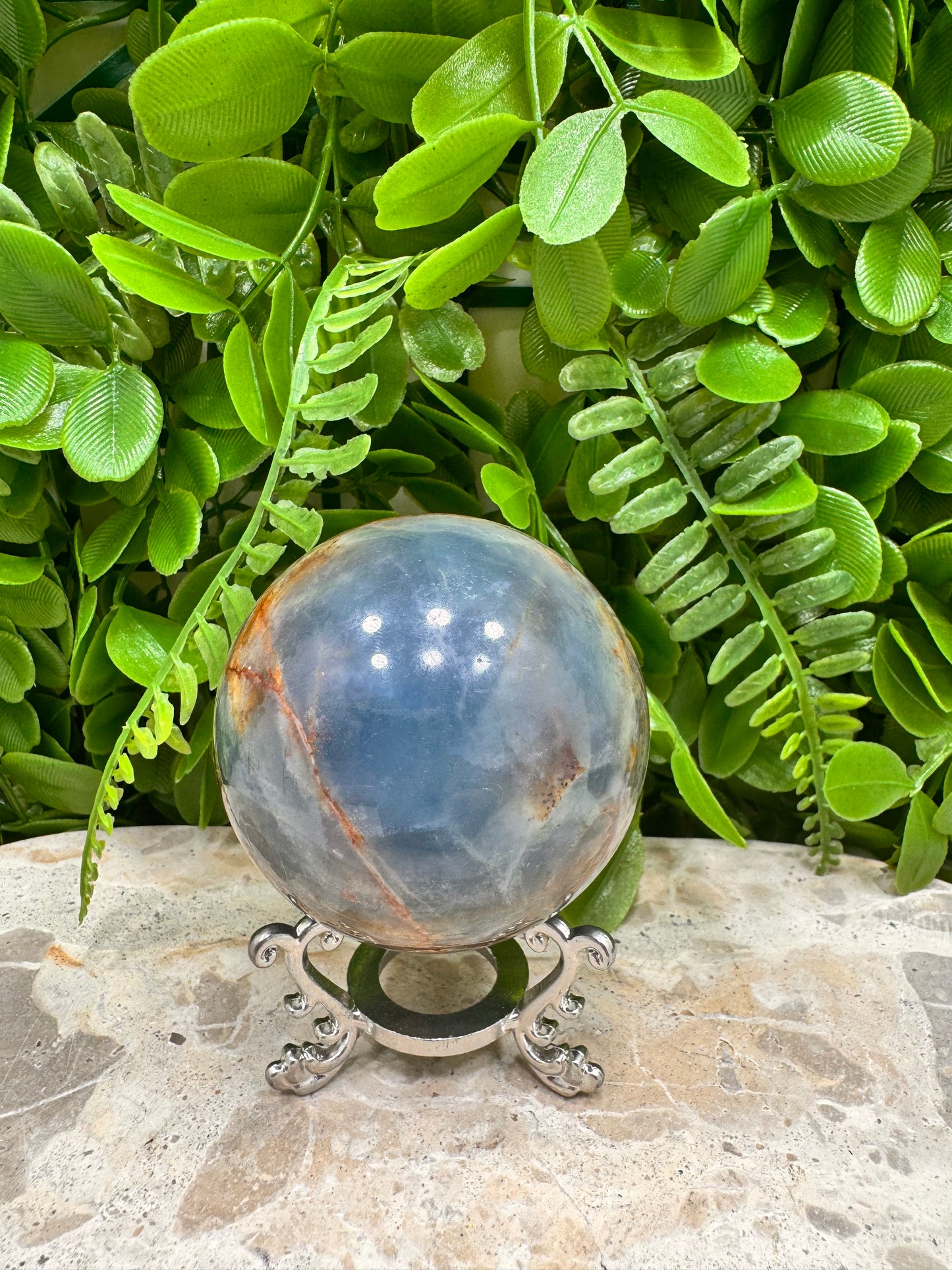 Blue Onyx Sphere 358g