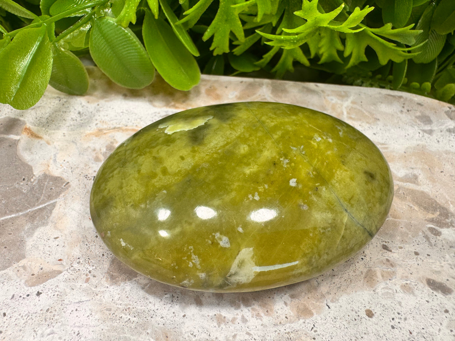 Green Jade Palm Stone 180g