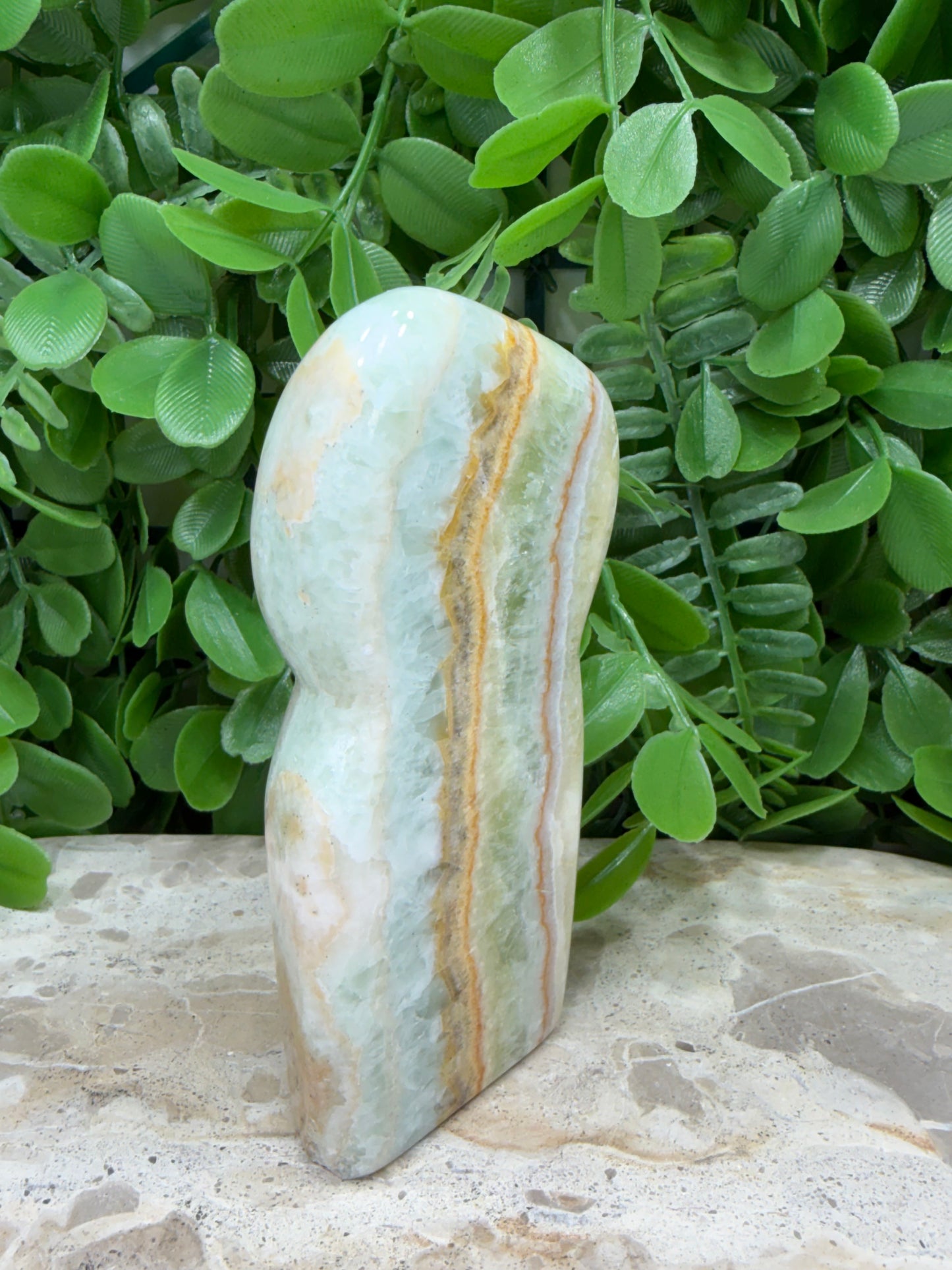 Ocean Green Calcite Freeform 404g