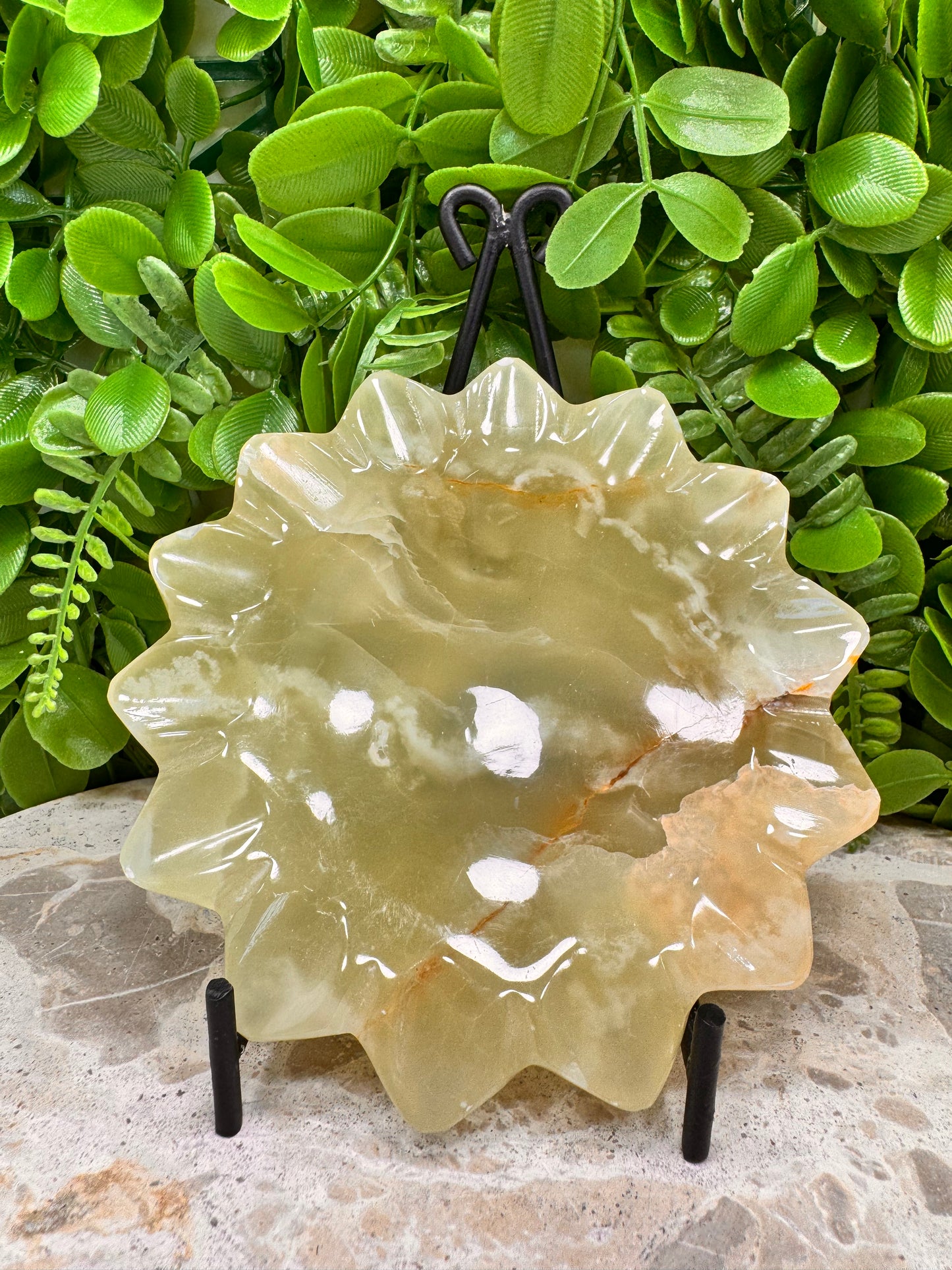 Green Banded Onyx Sunflower 452g