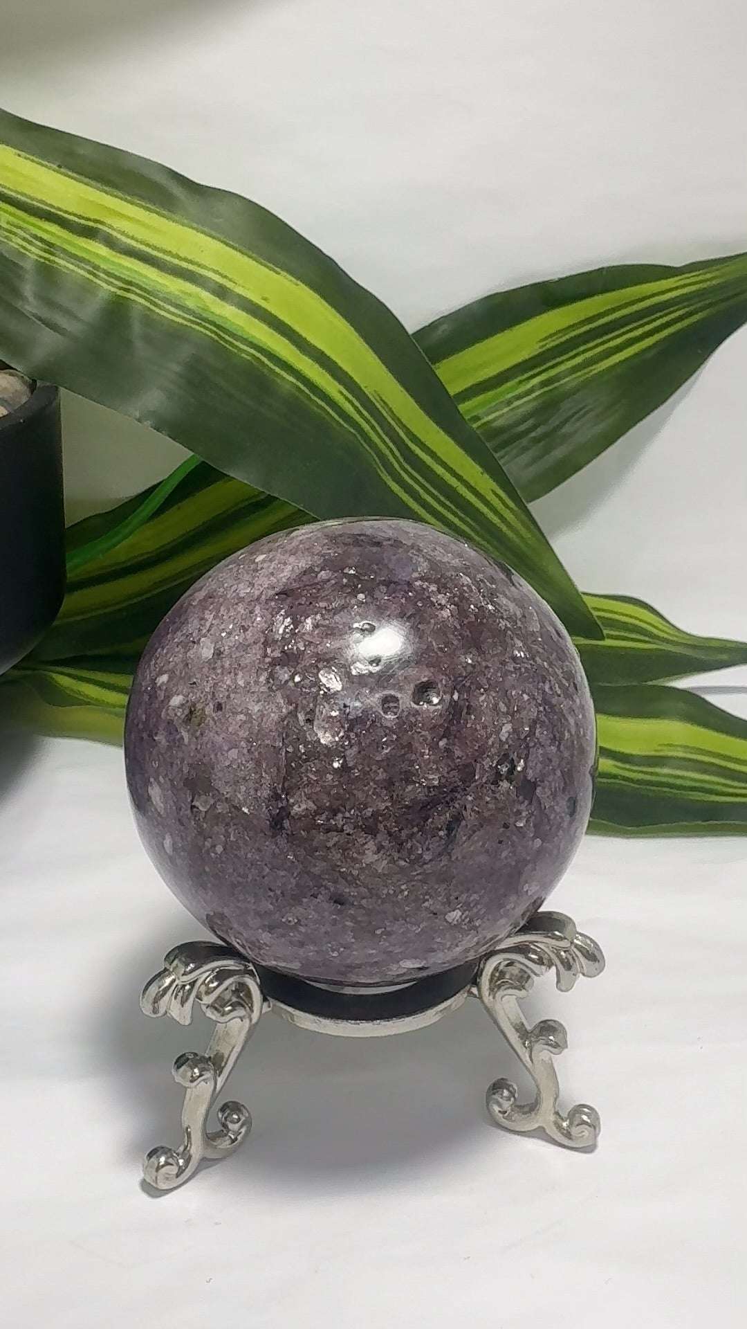 Purple Mica Sphere 416g