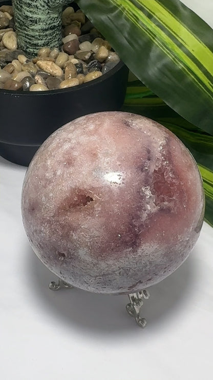 Pink Amethyst Sphere1496g