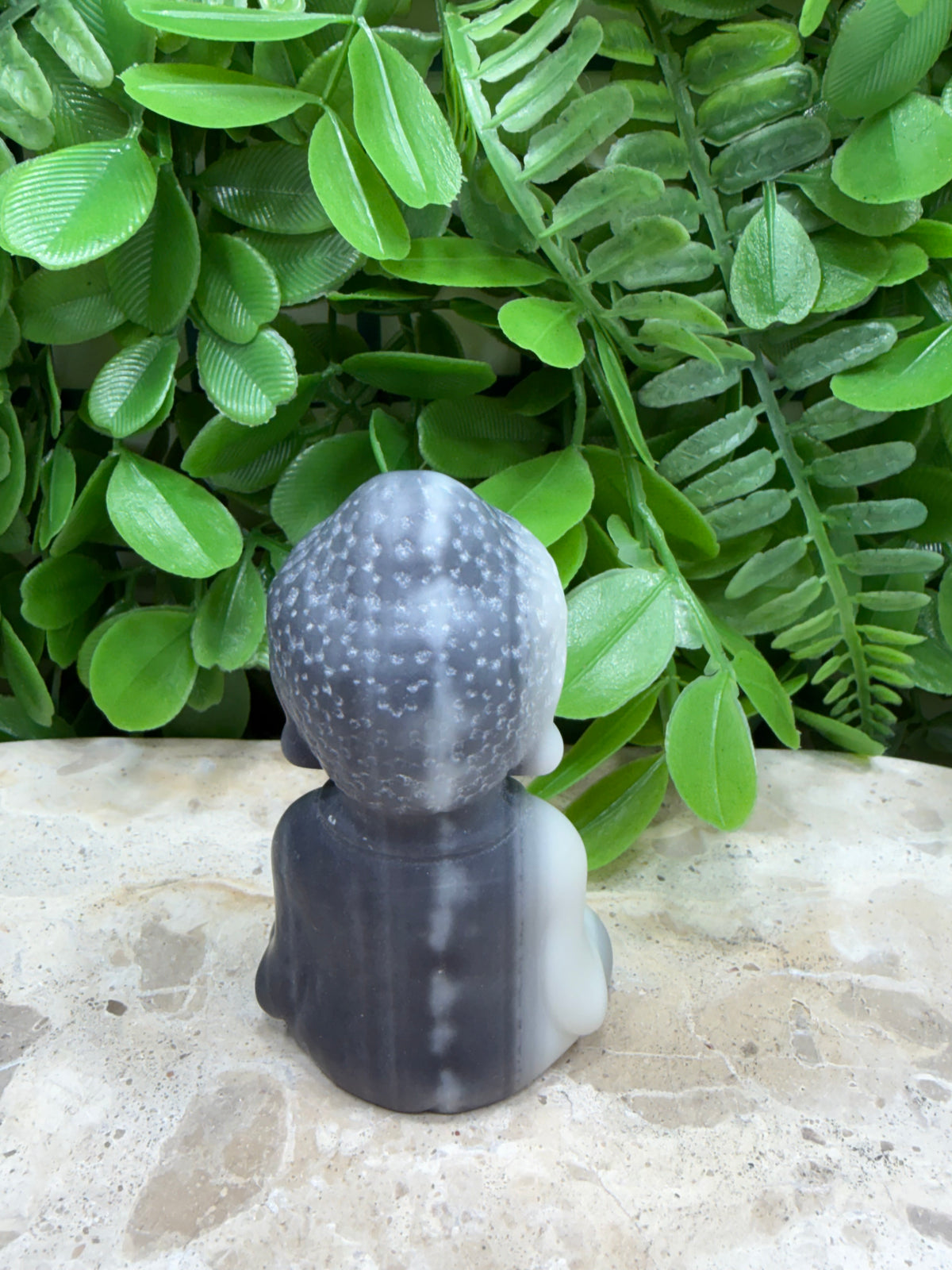 Ying Yang Jasper Buddha | Balance • Harmony • Grounding