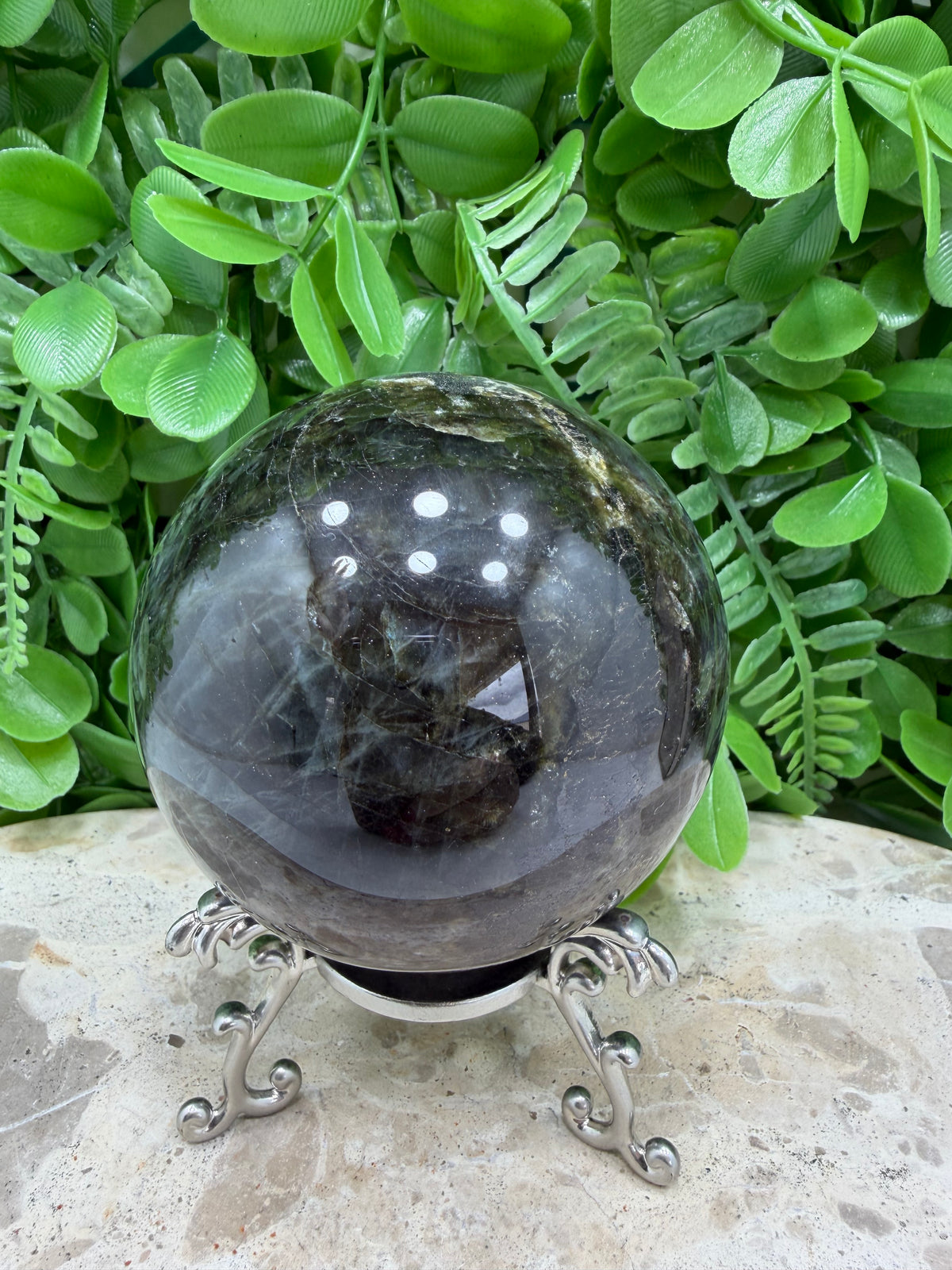 Labradorite Sphere | Protection • Intuition • Transformation