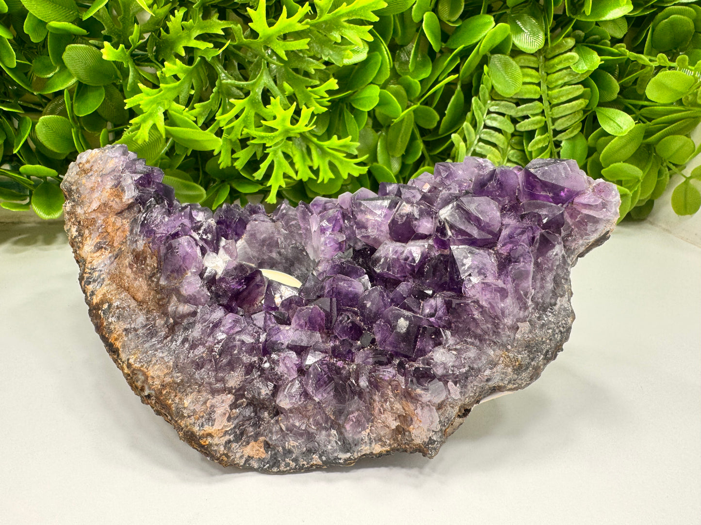 Amethyst Tealight Holder 1234g