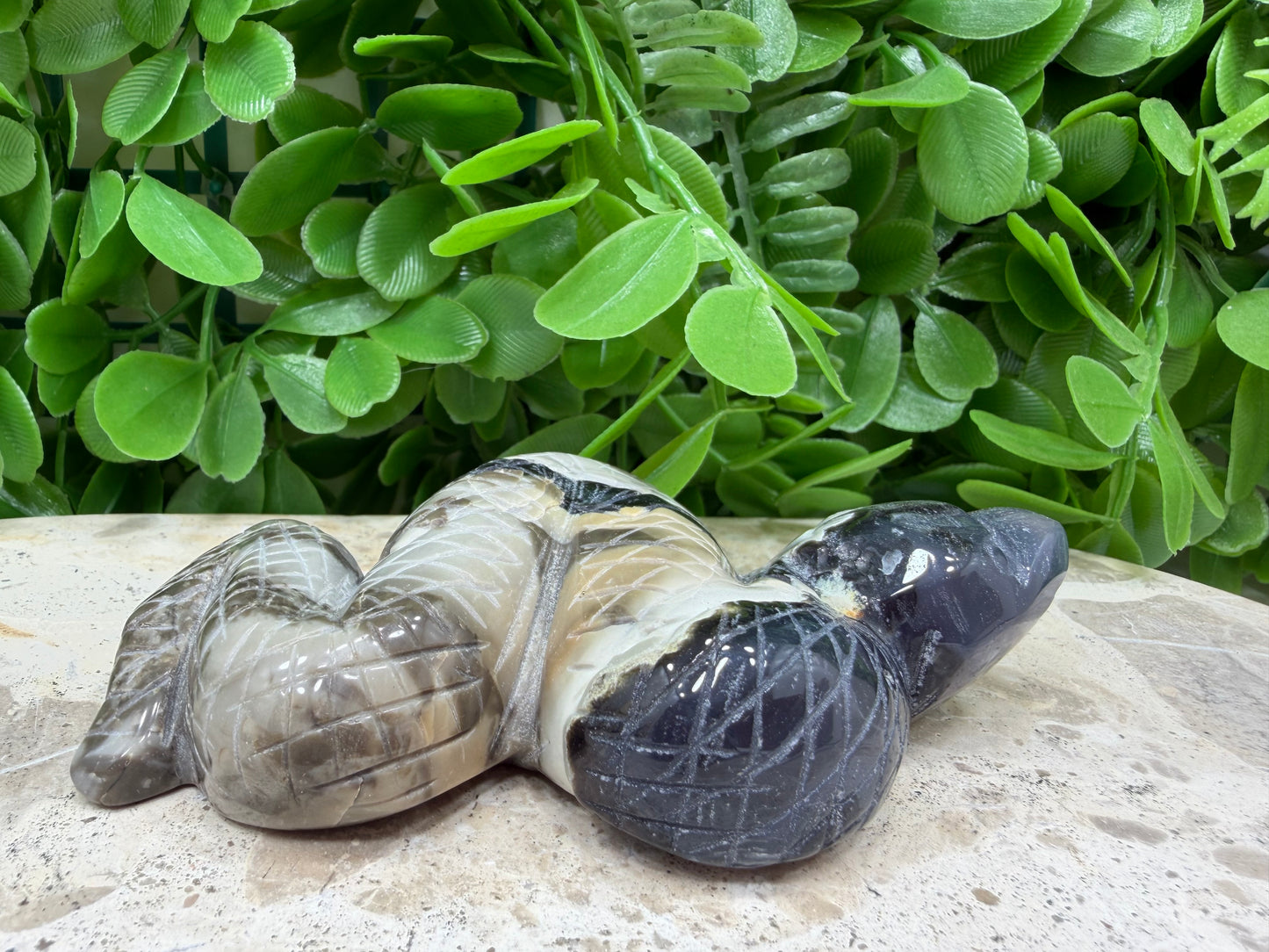 Volcanic Agate Snake 202g