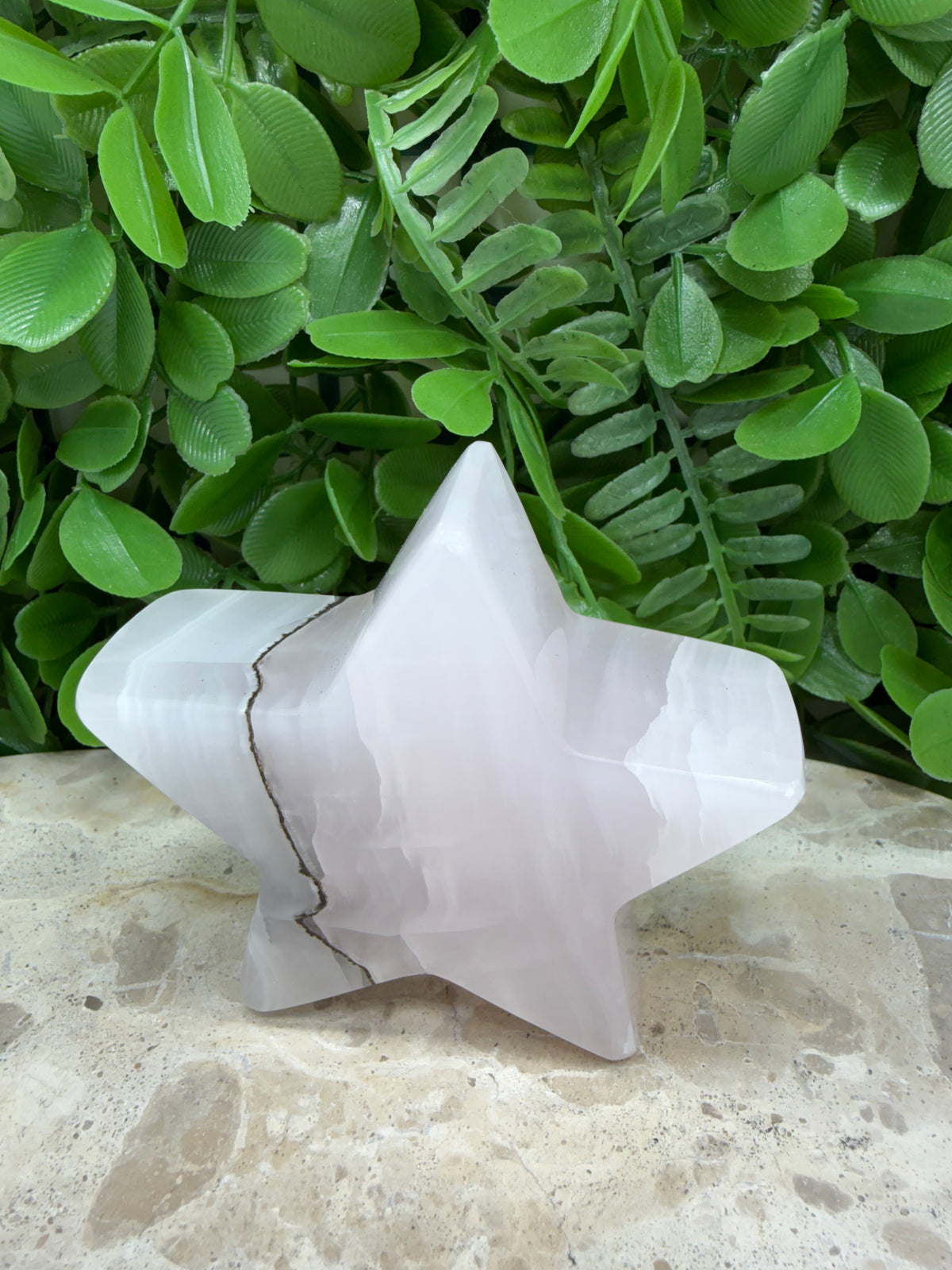 Smokey Pink Mangano Star | Love • Compassion • Calm