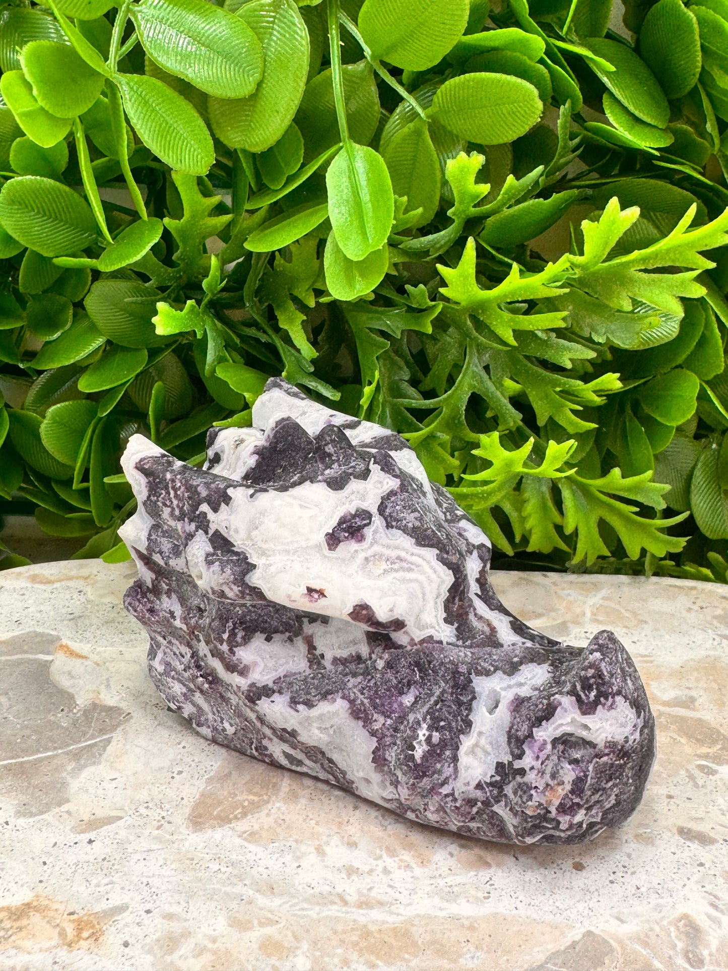 Purple Sphalerite Dragon 420g