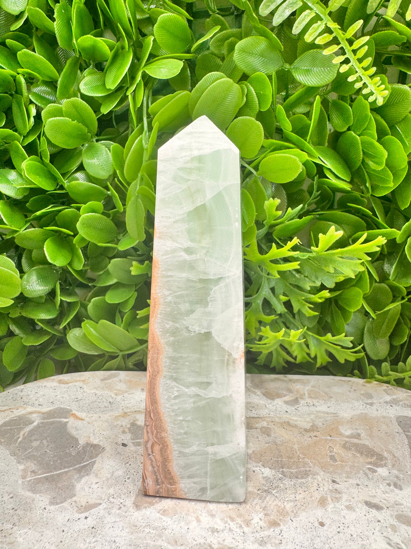 Aqua Caribbean Calcite Tower 452g