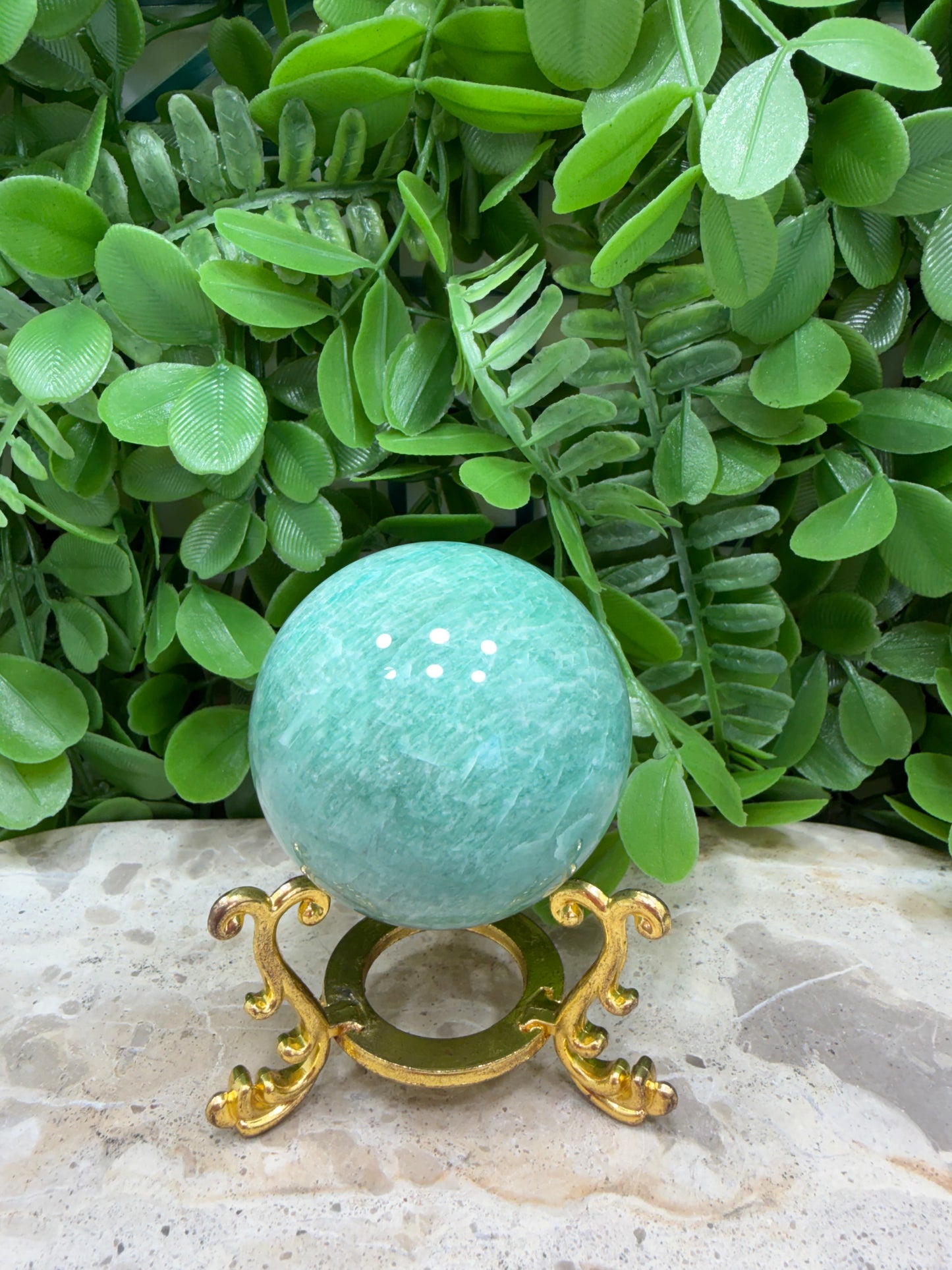 Amazonite Sphere 222g