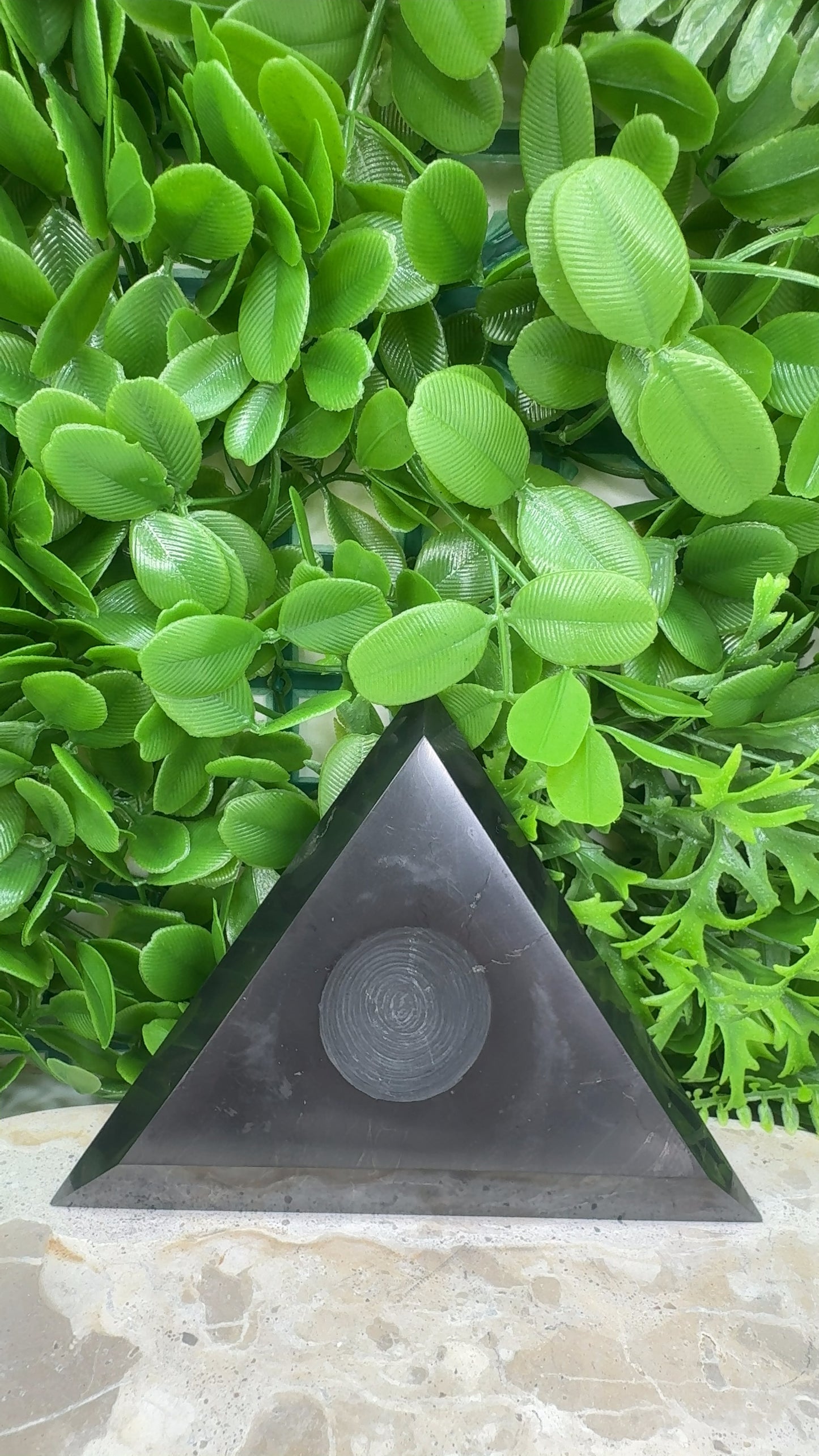 Shungite Sphere Stand 230g
