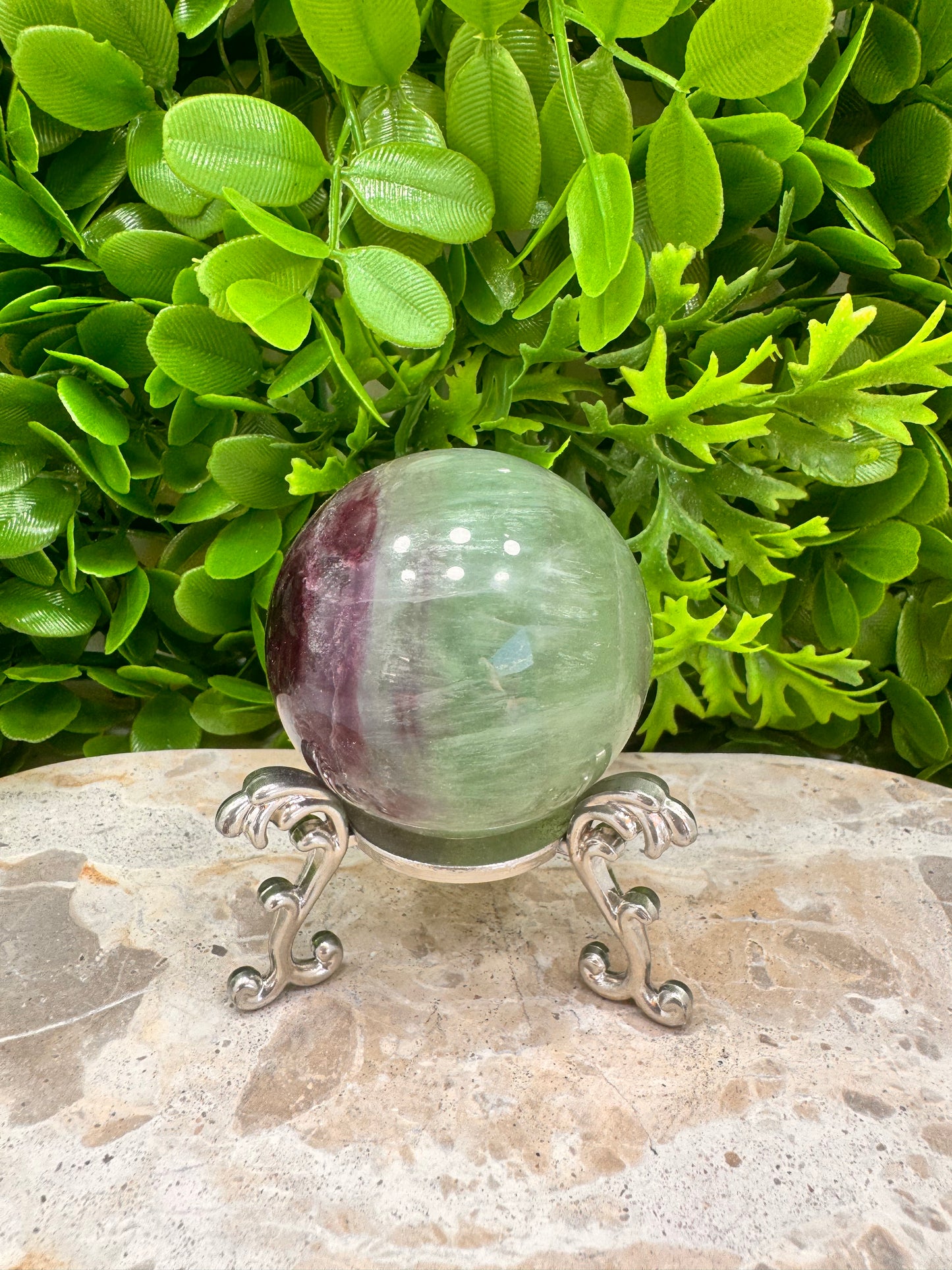 Fluorite Sphere 327g