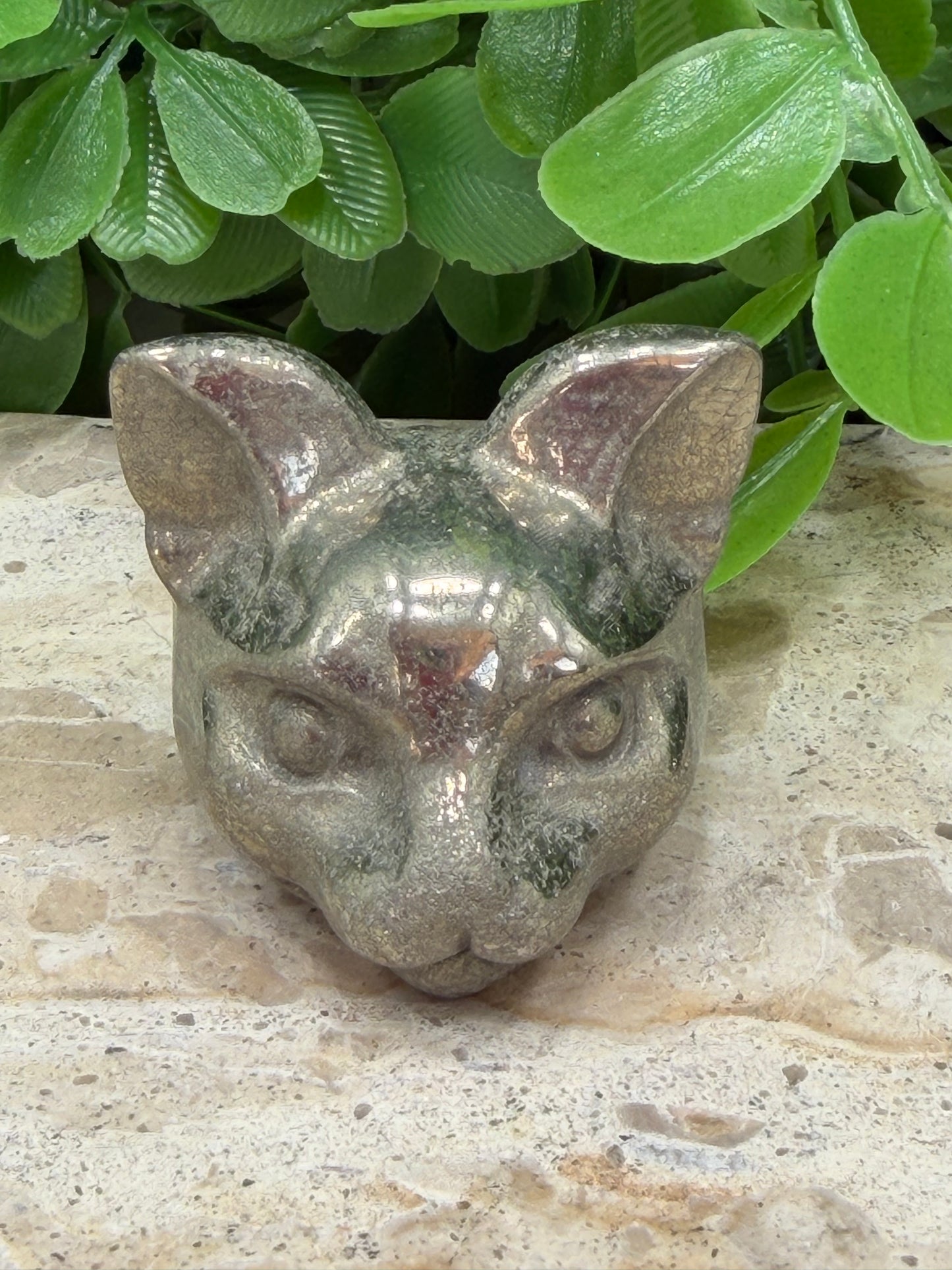 Pyrite Pussy Cat Head 148g