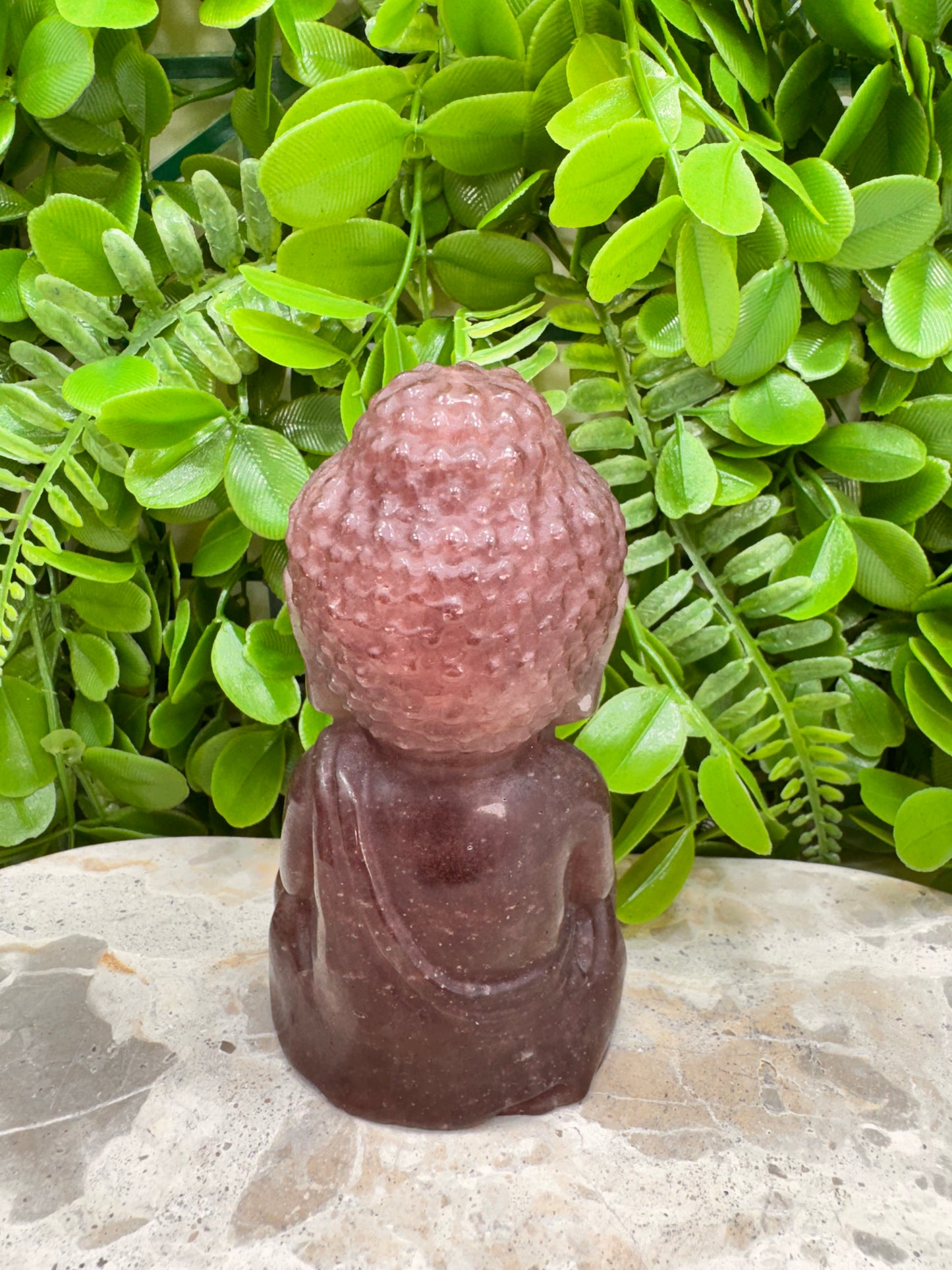 Strawberry Quartz Buddha 454g