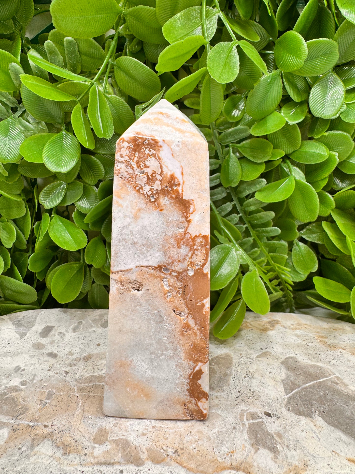 Aqua Caribbean Calcite Tower 424g