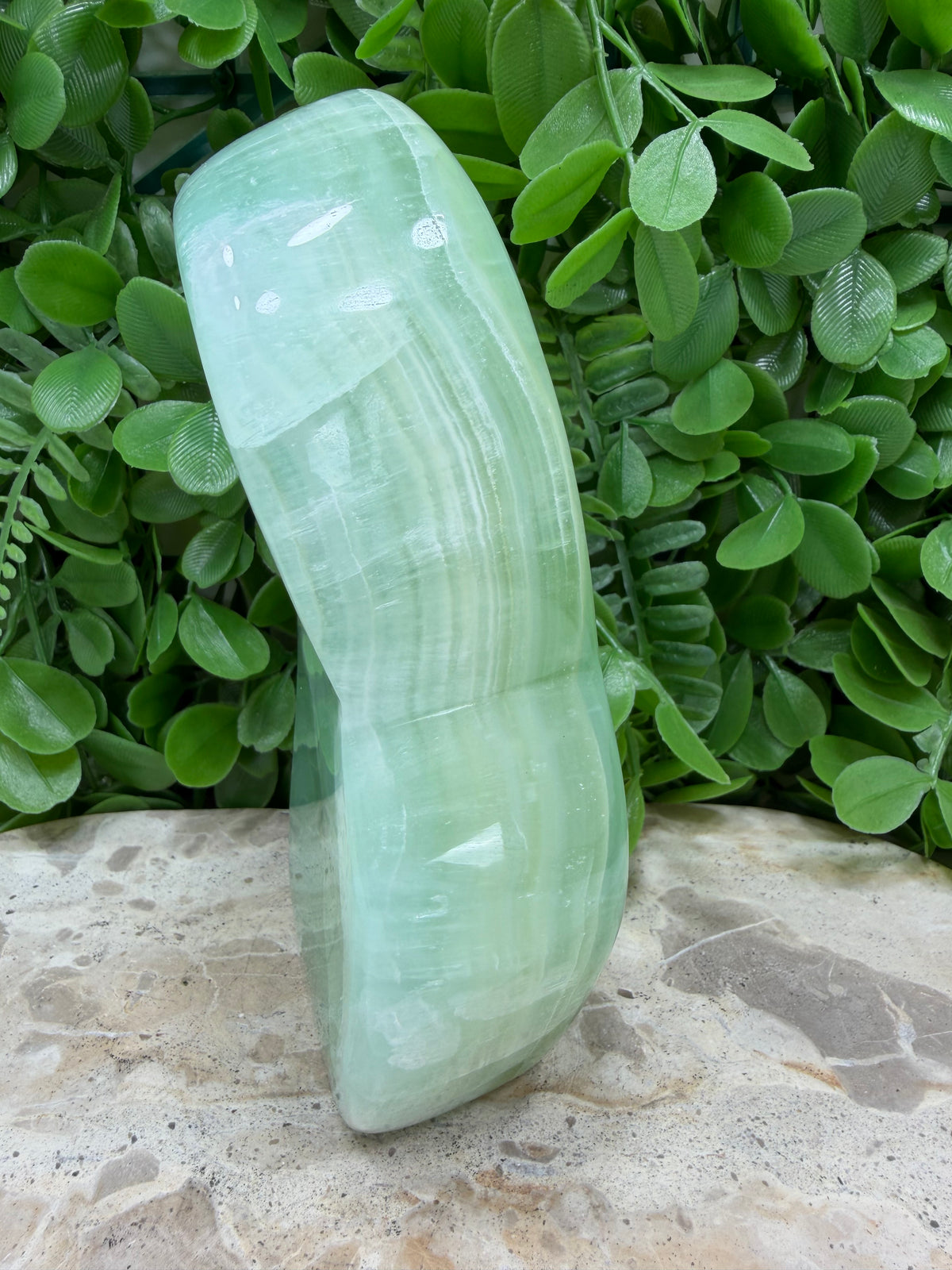 Pistachio Calcite Freeform 1226g