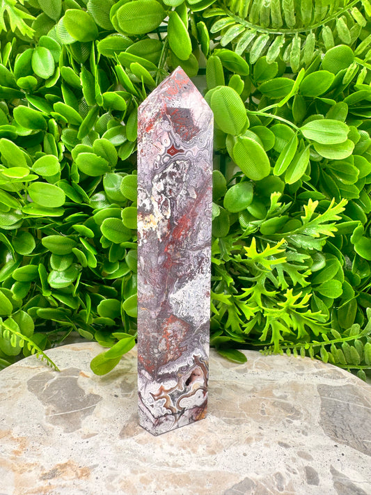 Mexican Agate Tower 443g