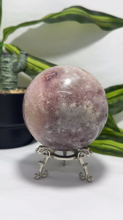 Pink Amethyst Sphere1496g