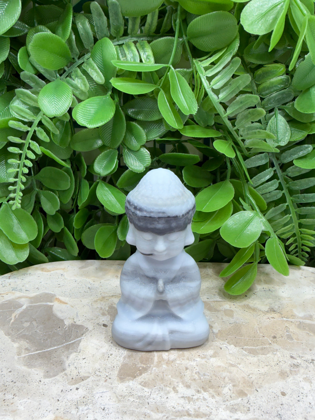 Ying Yang Jasper Buddha | Balance • Harmony • Grounding