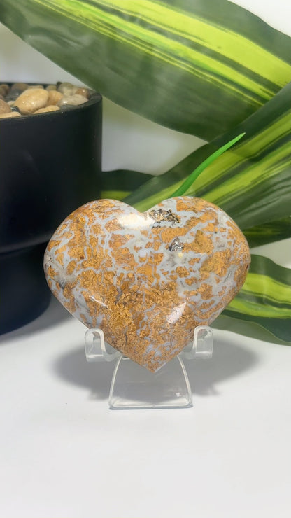 Jasper Agate Heart 166g