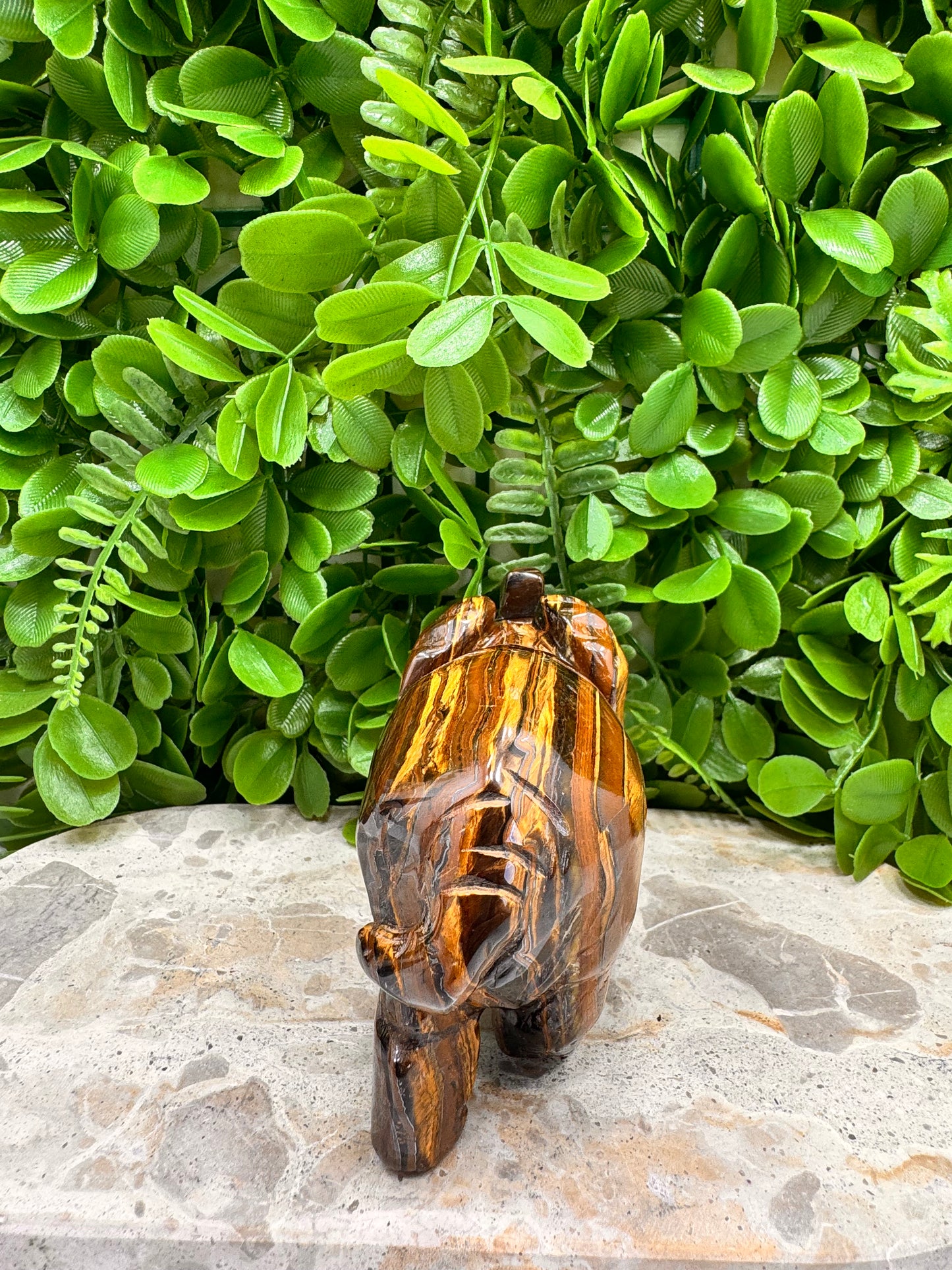 Tiger Eye/Tiger Ore Elephant 704g