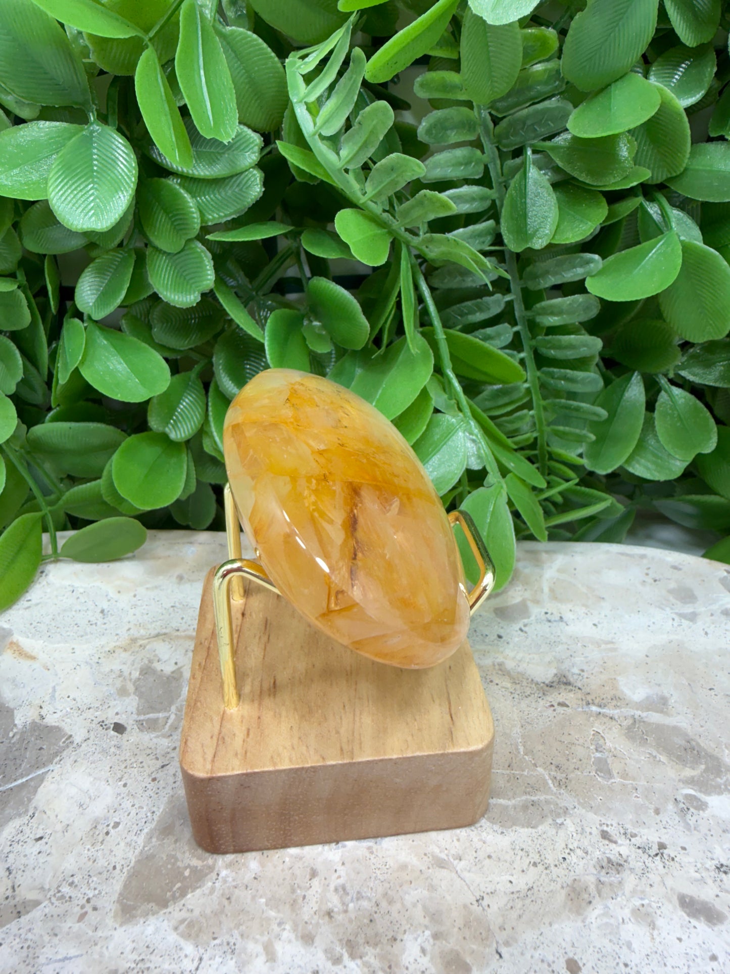 Golden Healer Palm Stone 106g
