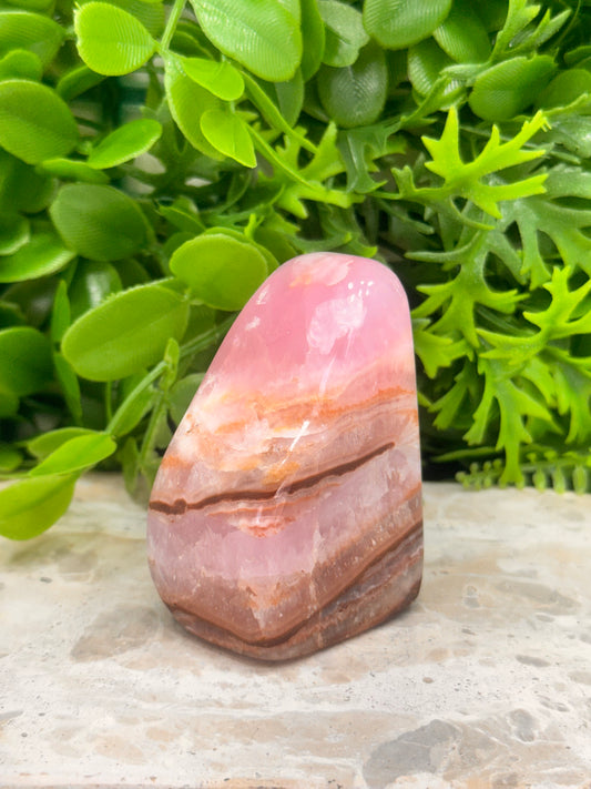 Pink Aragonite Freeform 226g
