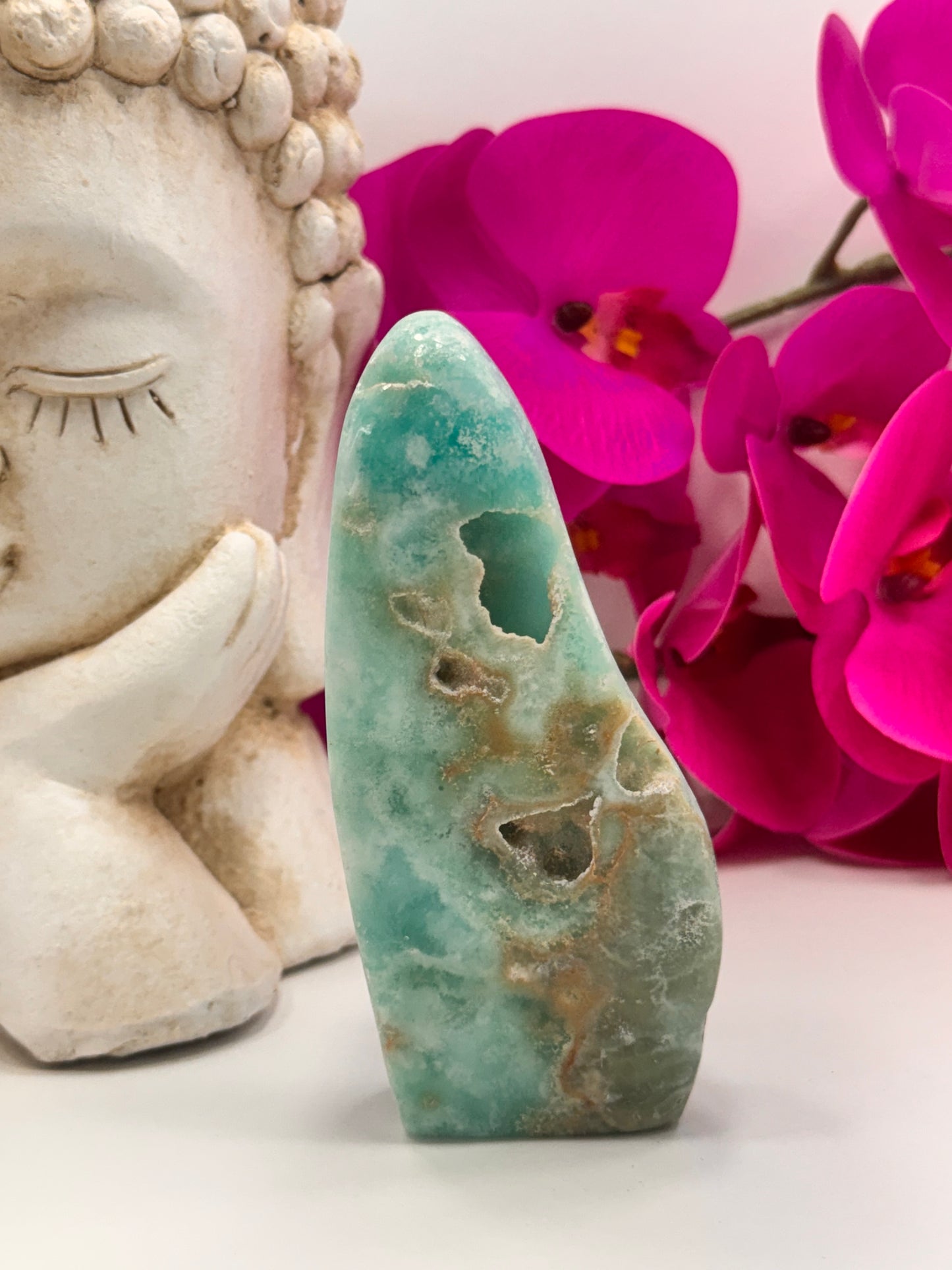Aragonite with Smithsonite Freeform 416g