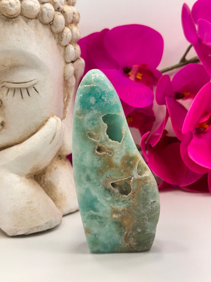 Aragonite with Smithsonite Freeform 416g