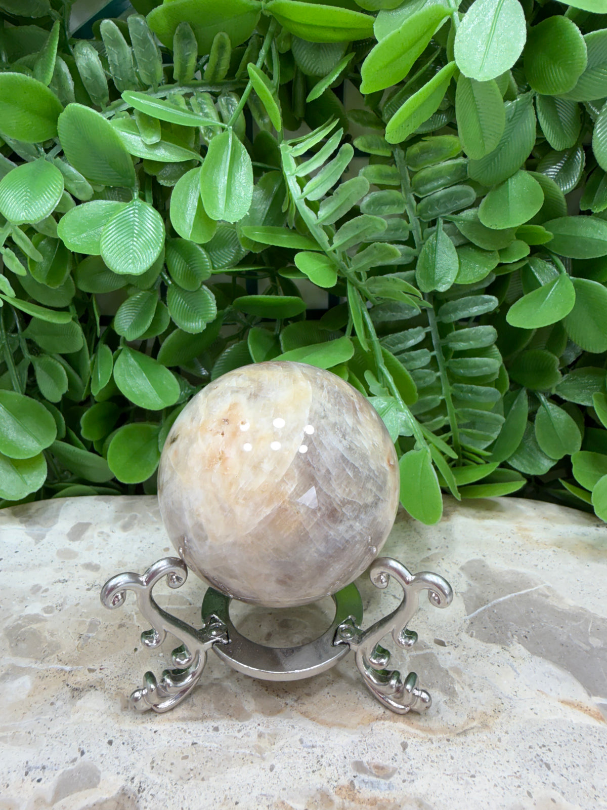 Moonstone Sphere 198g