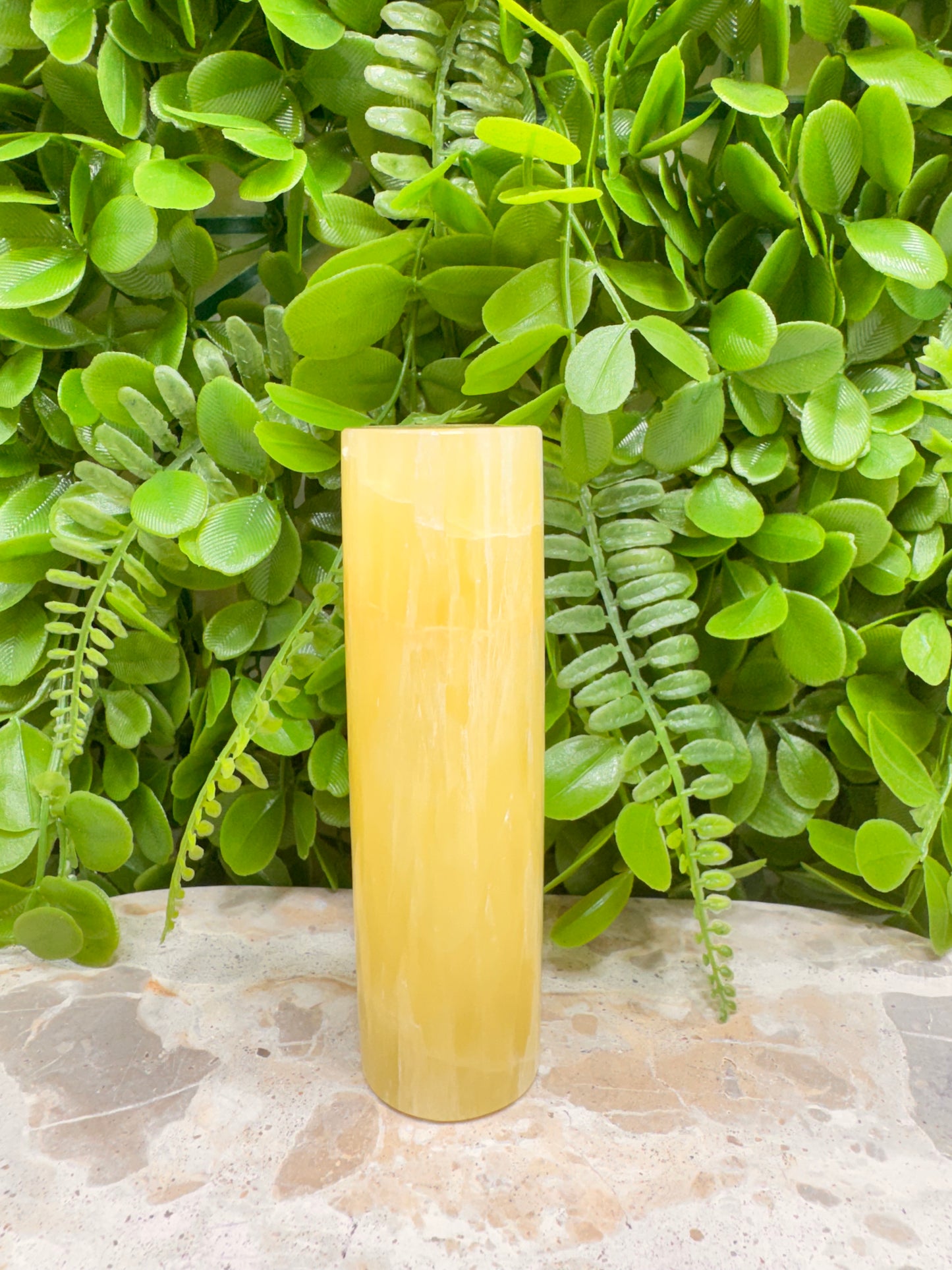 Lemon Calcite Cylinder 354g