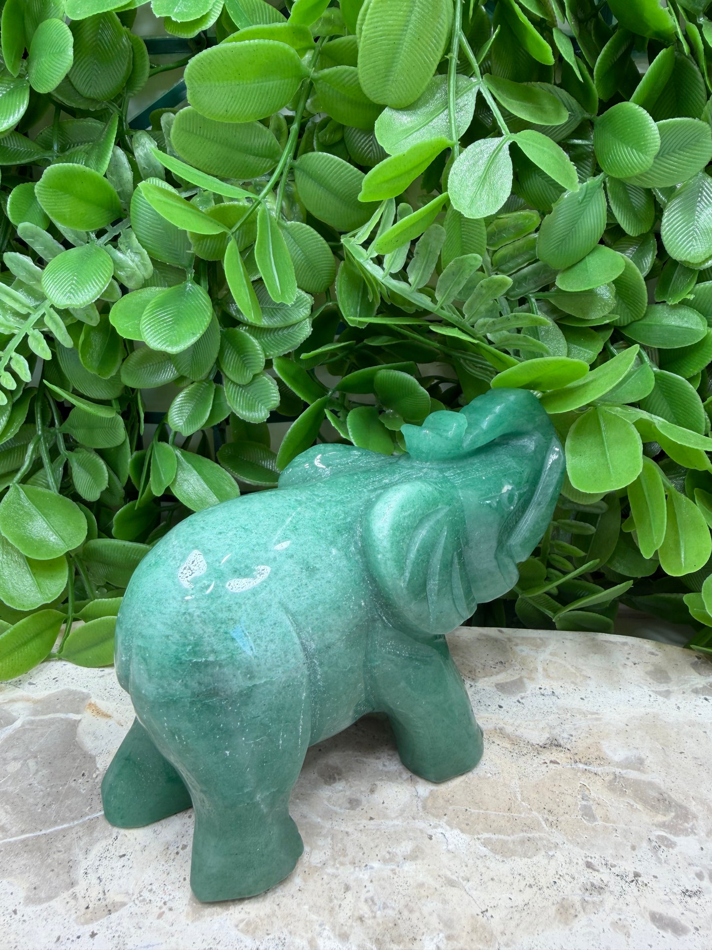 Green Aventurine Elephant 455g