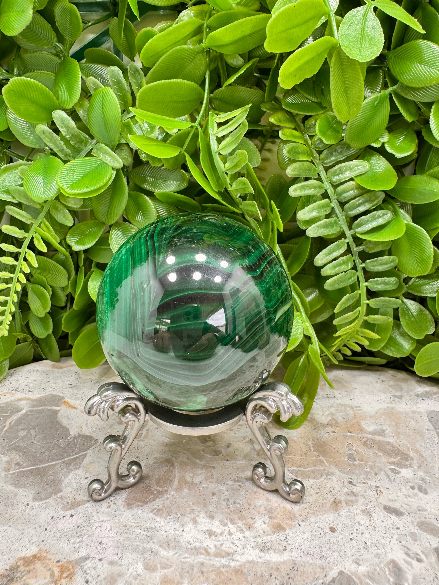 Malachite Sphere 538g