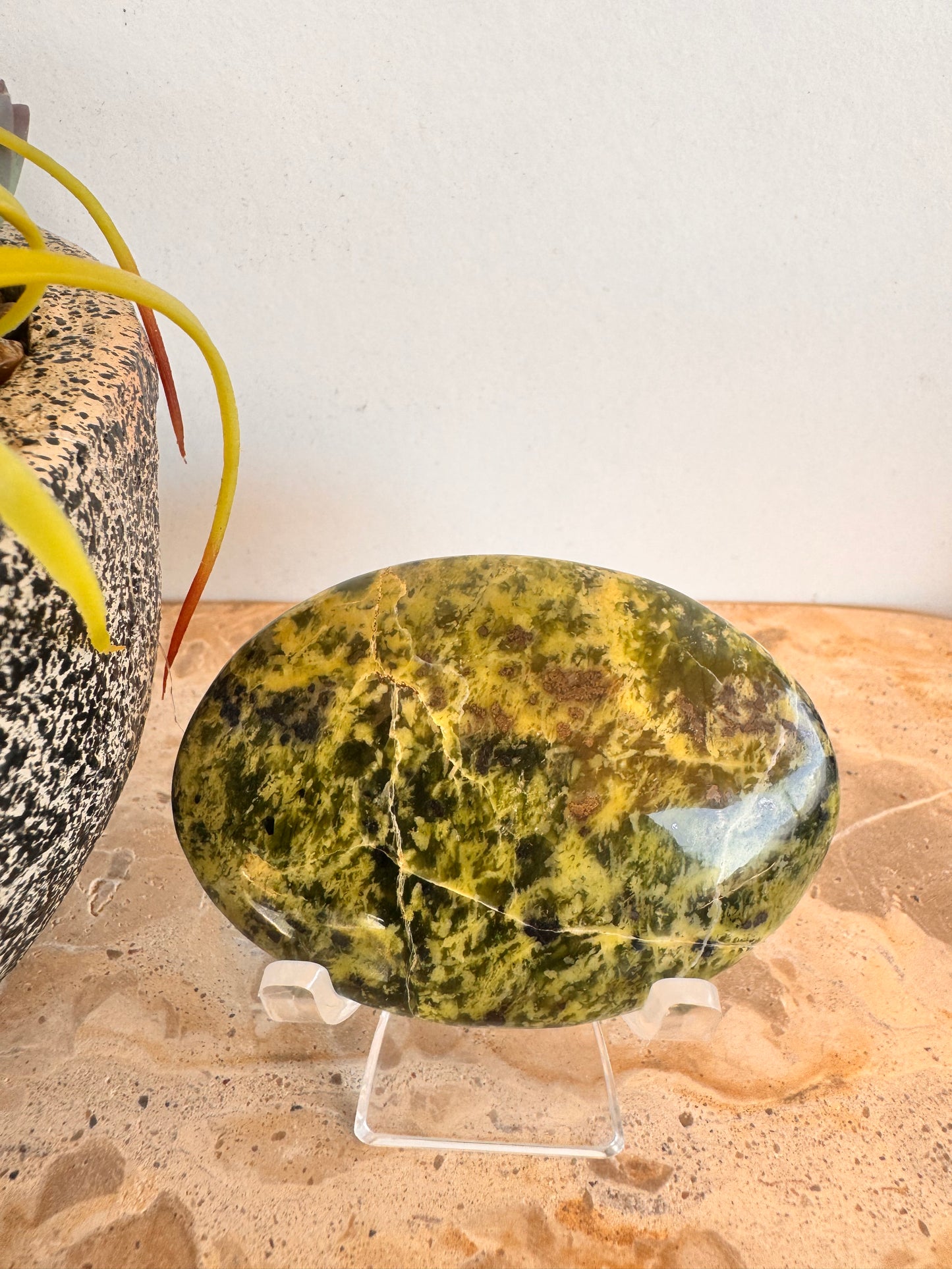 Mixed Serpentine Palm Stone 170g