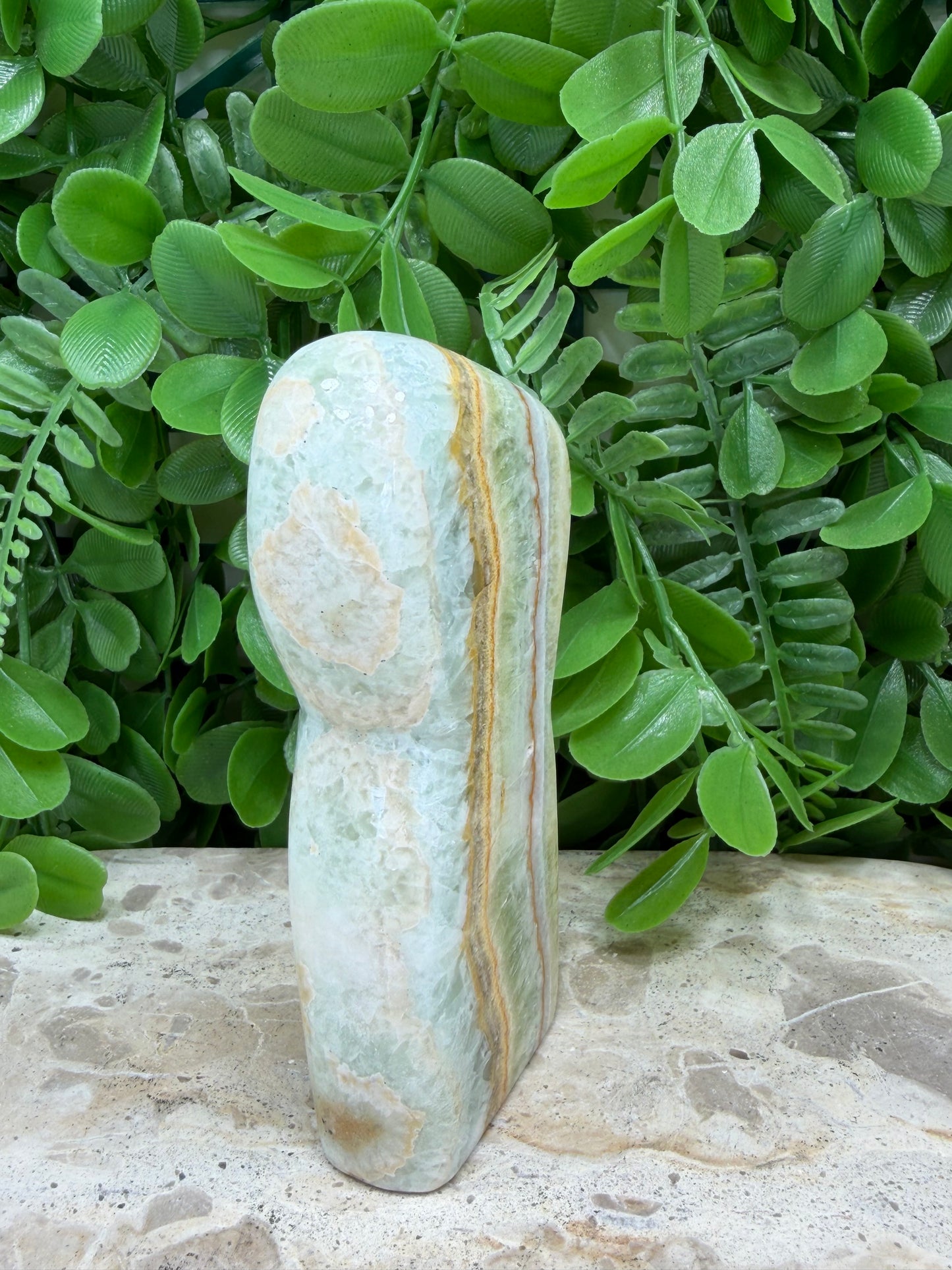 Ocean Green Calcite Freeform 360g