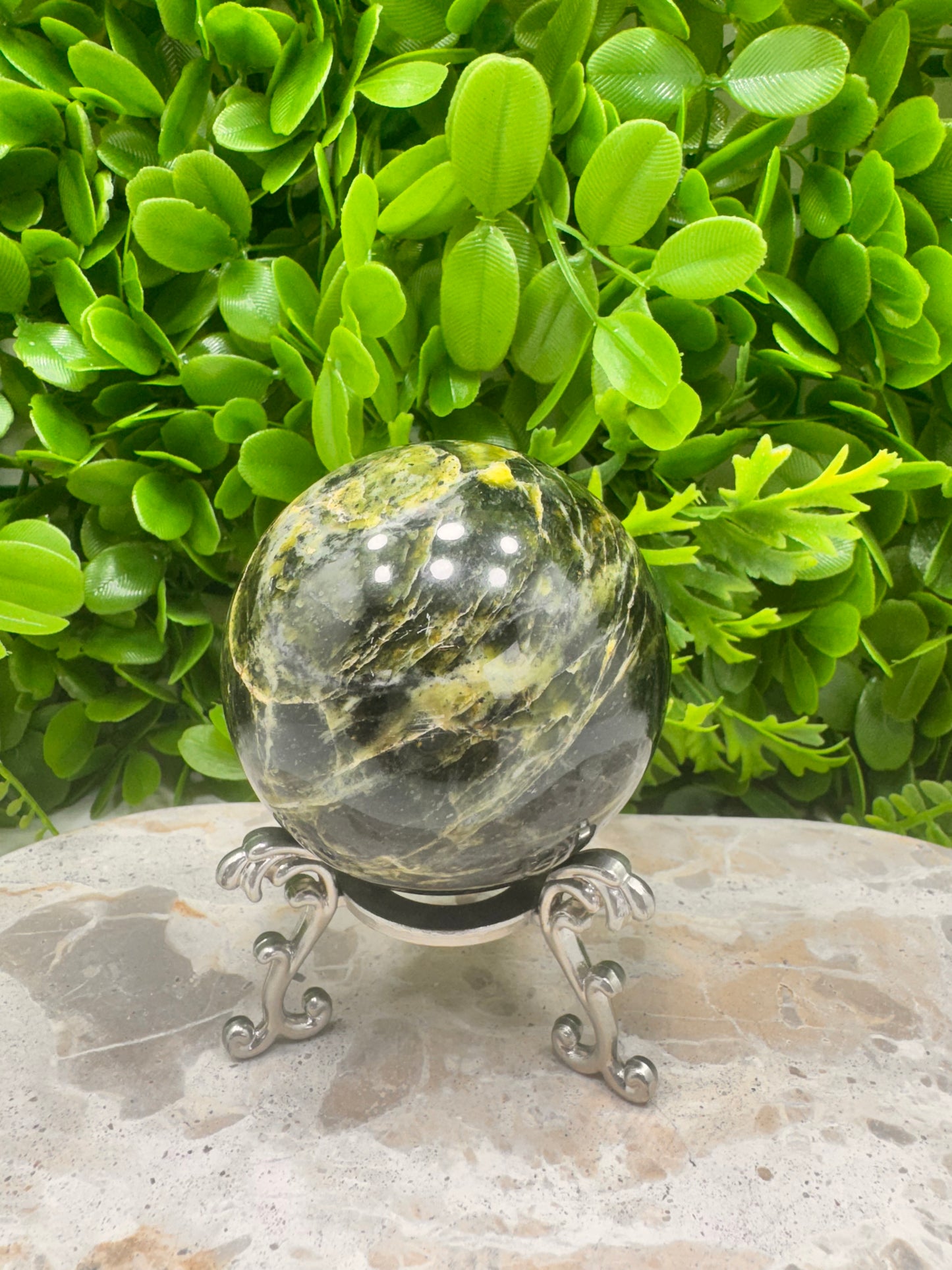 Nephrite Jade Sphere 512g