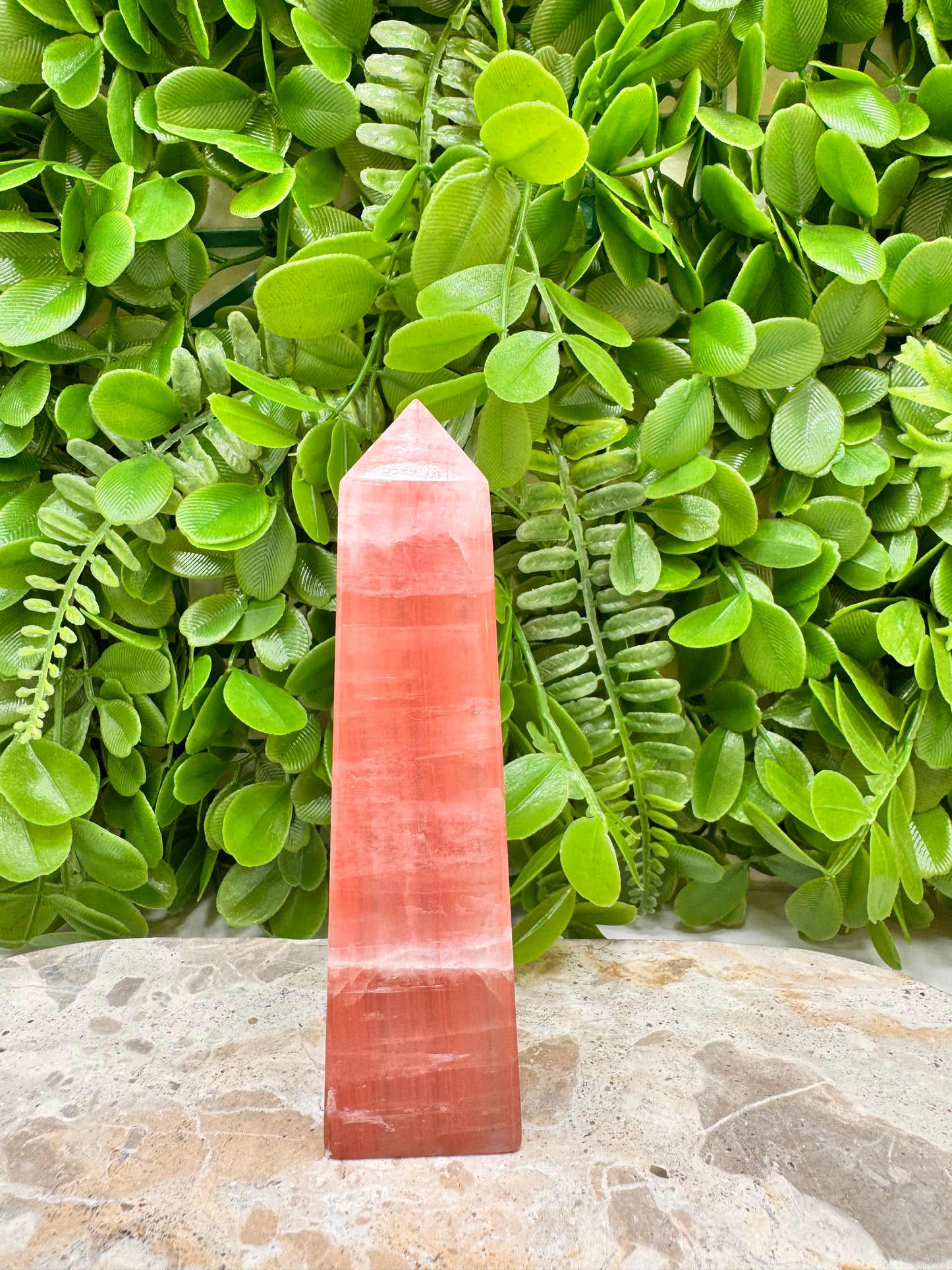 Rose Calcite Tower 280g