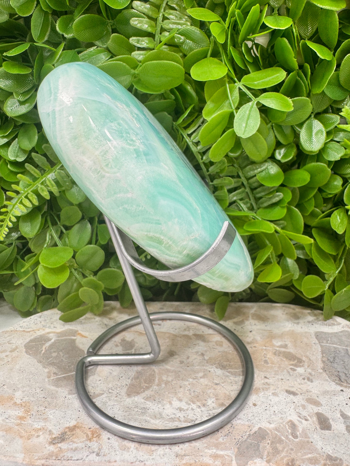 Aragonite & Smithsonite Heart 1254g