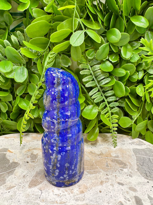 Lapis Lazuli Unicorn Horn 356g