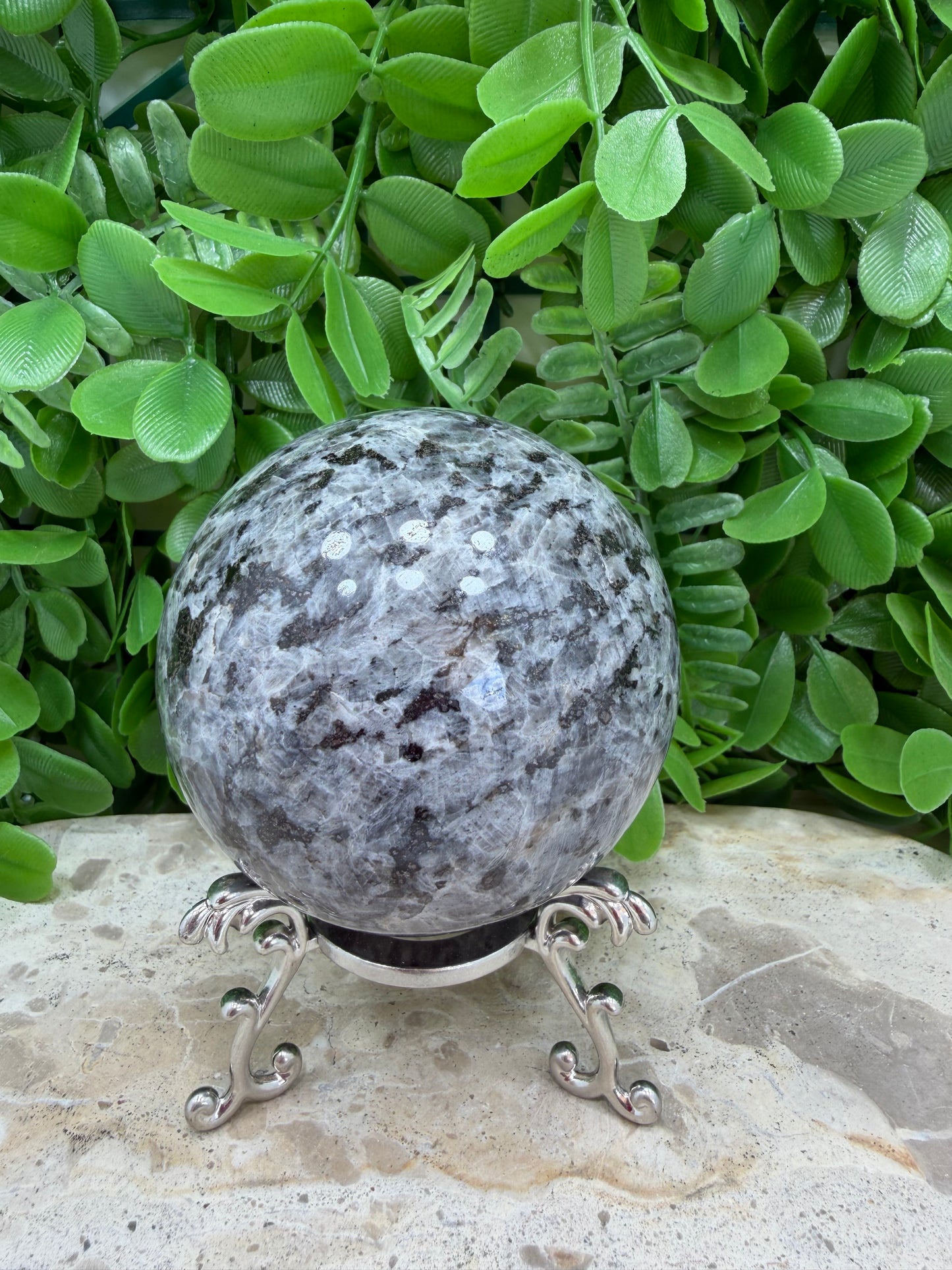 Larvikite Sphere 590g