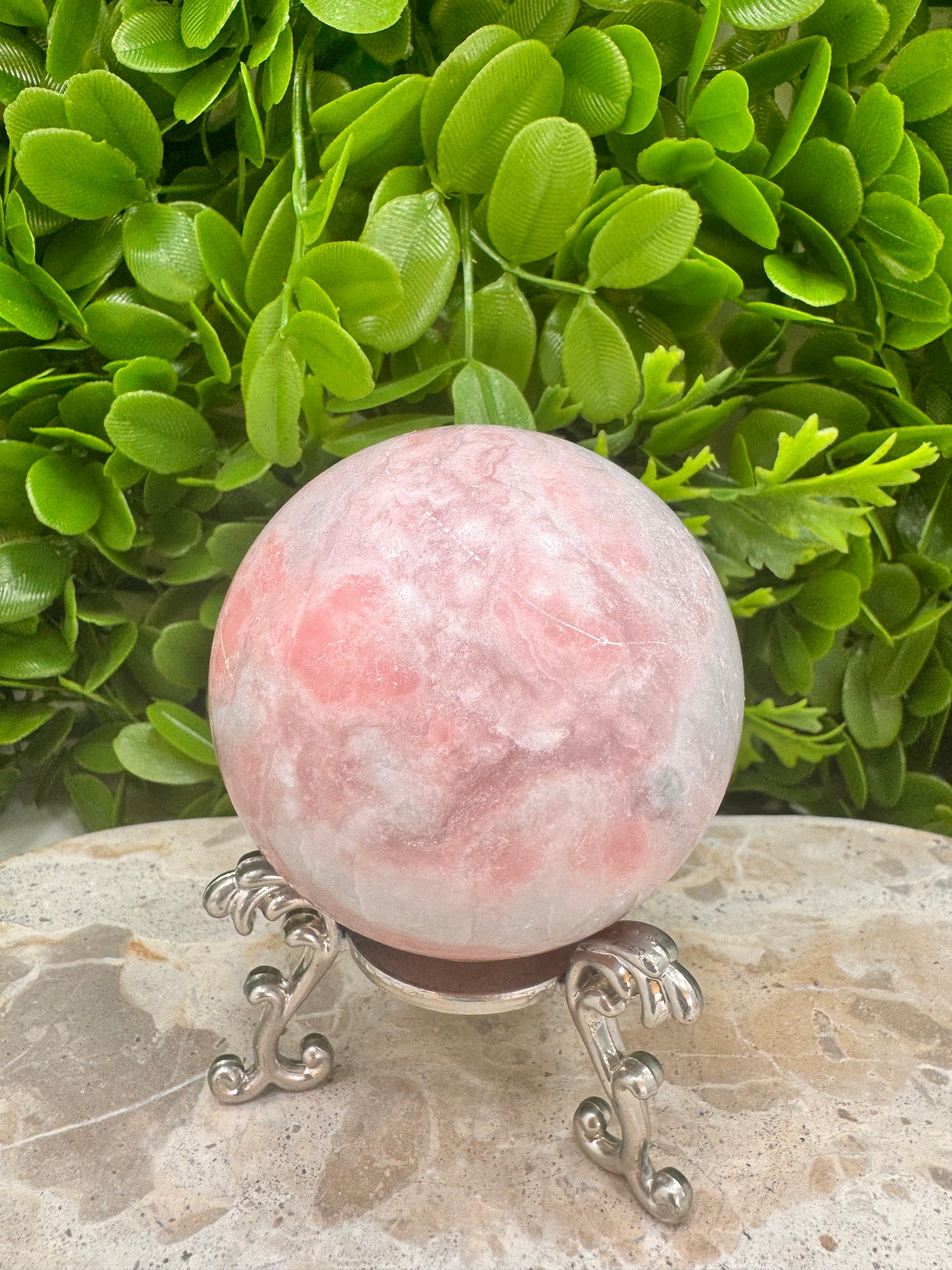 Pink Opal Sphere 522g