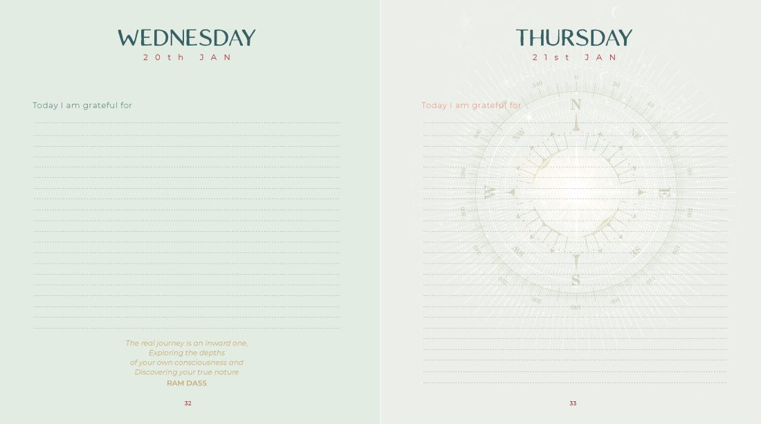 2027 GRATITUDE DIARY & DAILY PLANNER