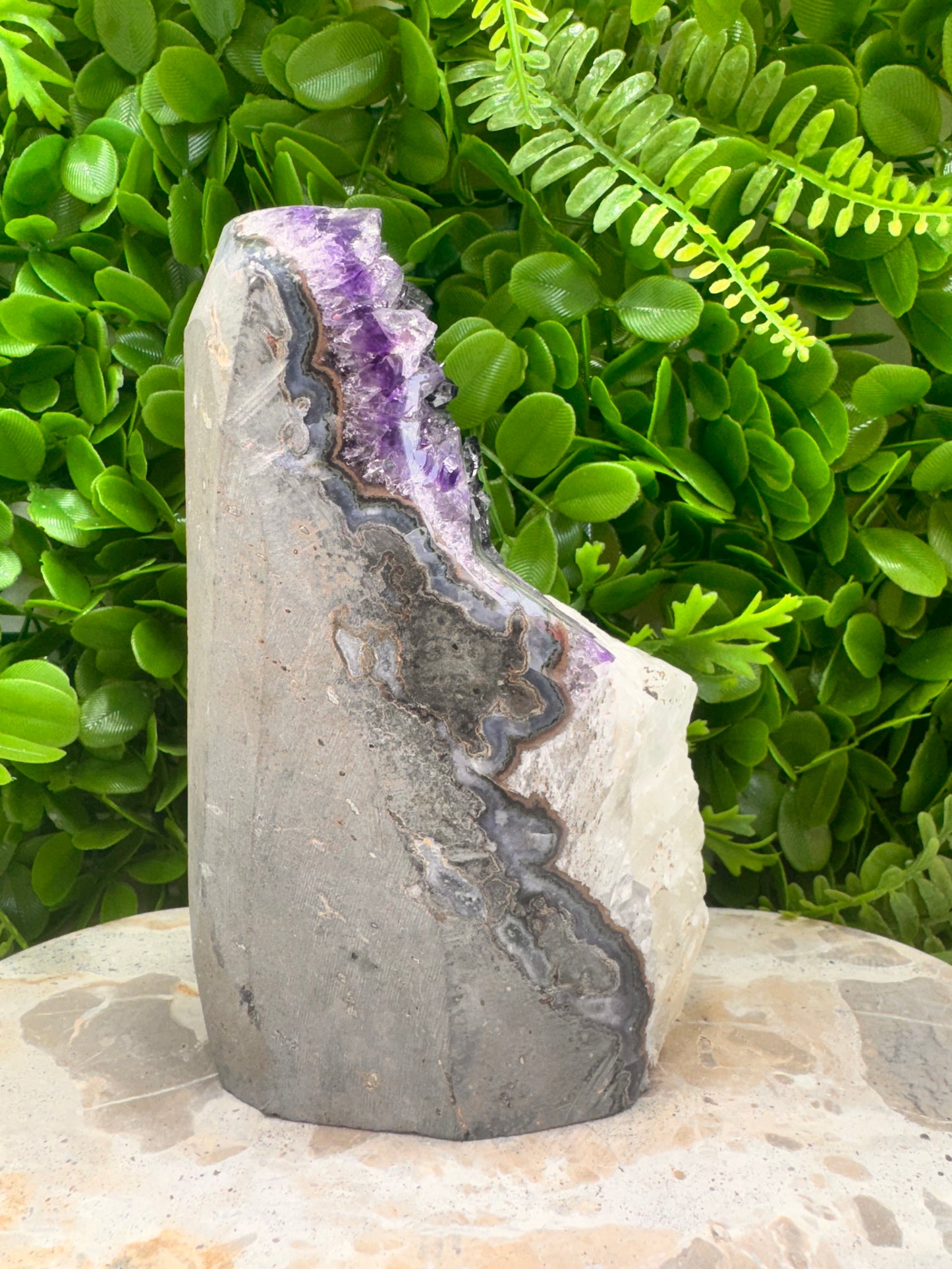Amethyst Freeform with Calcite 1.8kg