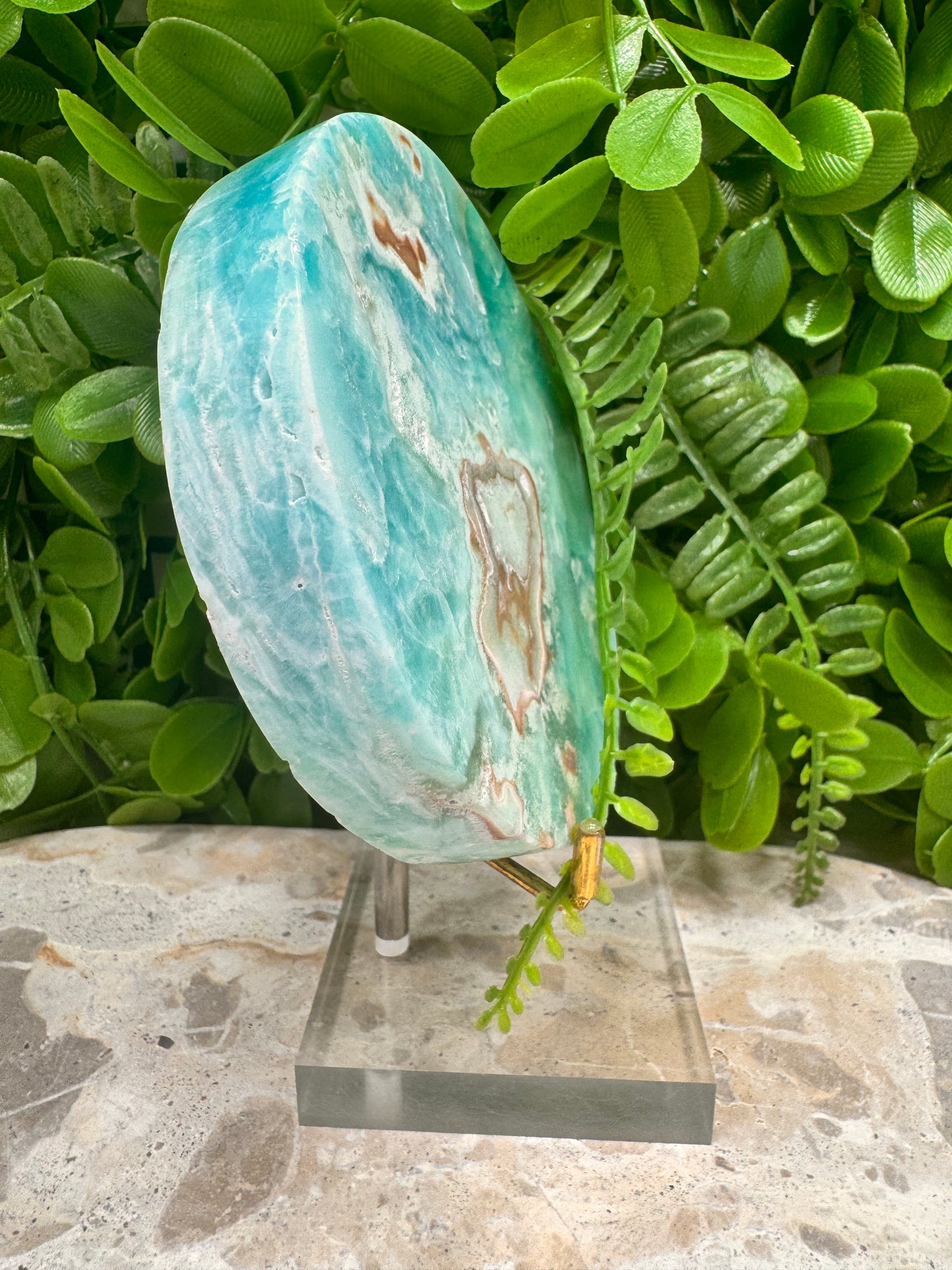 Aragonite/Smithsonite Disc 438g